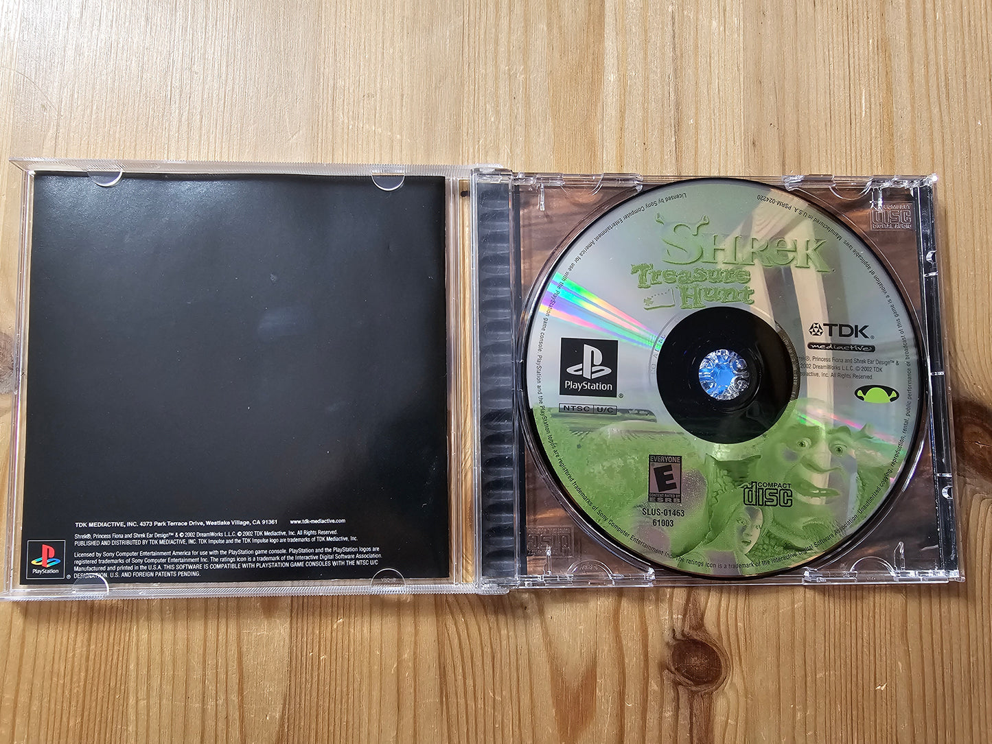 Shrek: Treasure Hunt (Sony PlayStation 1, 2002) PS1