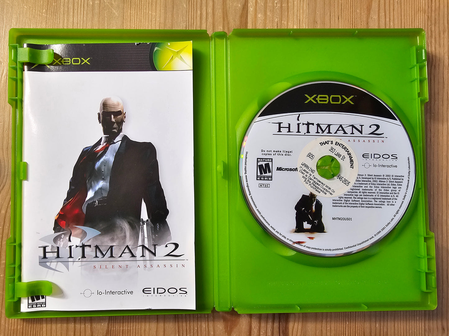 Hitman 2 Silent Assassin | Microsoft Xbox (2002)