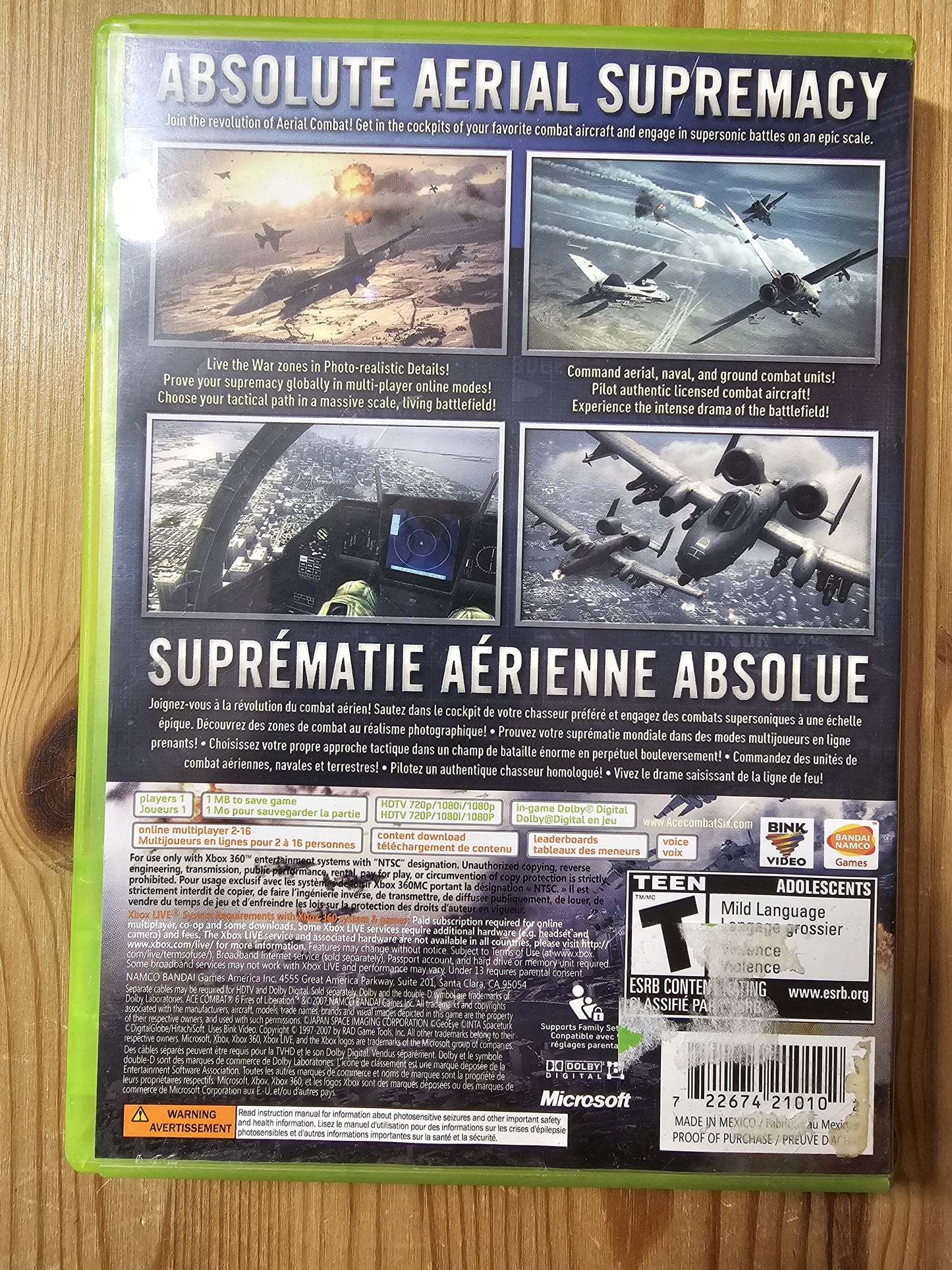 Ace Combat 6: Fires of Liberation | Microsoft Xbox 360 (2007)