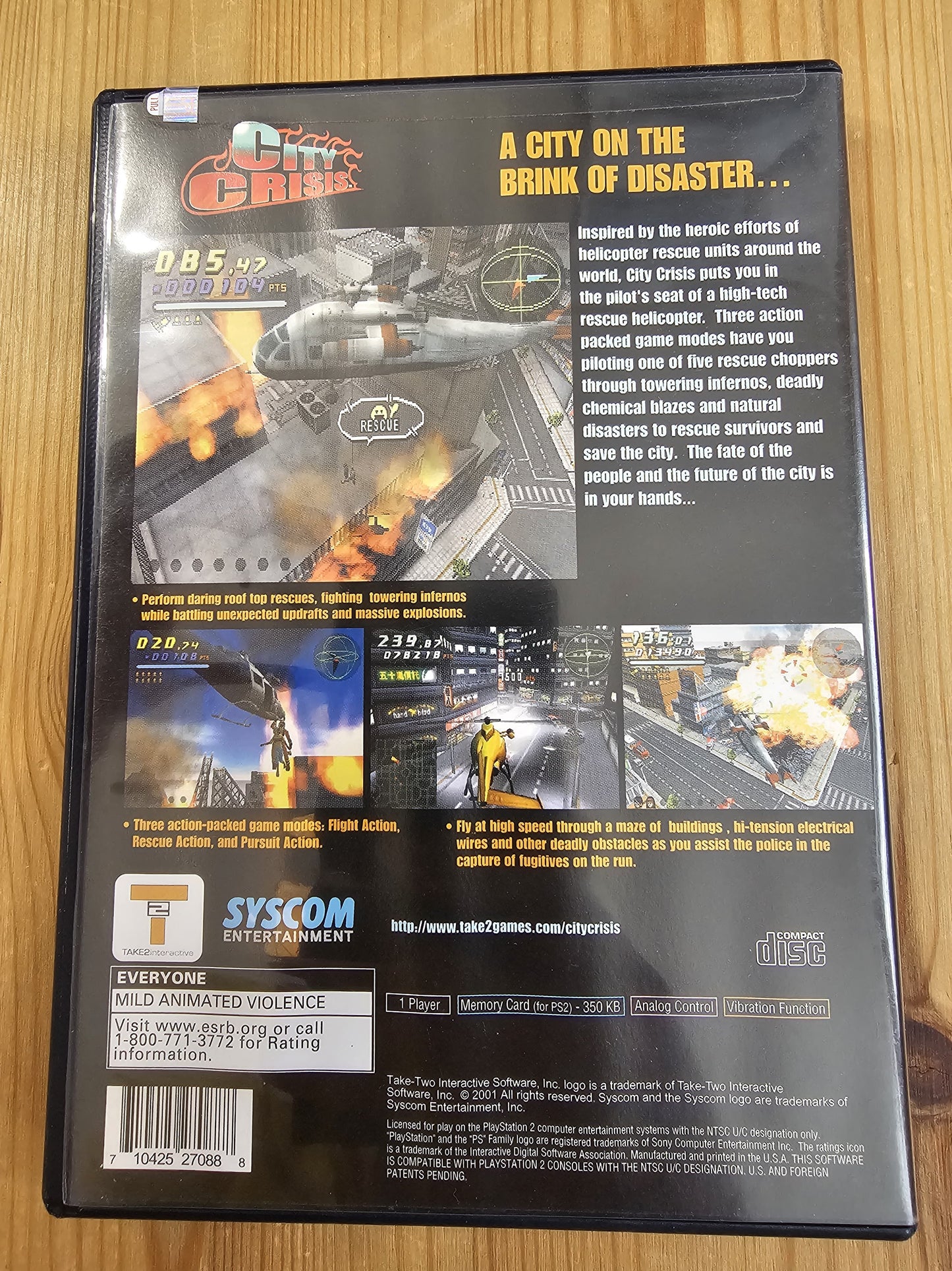 City Crisis | Sony PlayStation 2 (2001)