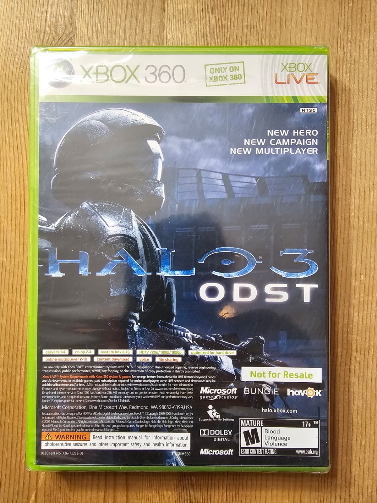 Forza Motorsport 3 / Halo 3 ODST Dual Pack (Microsoft Xbox 360) New