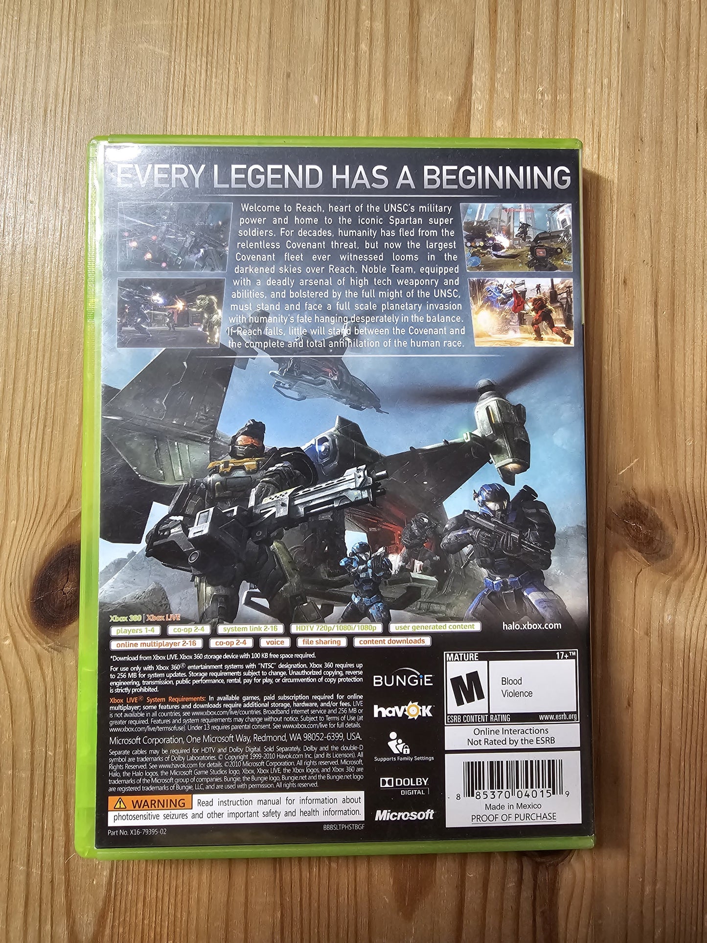 Halo: Reach | Microsoft Xbox 360 (2010)