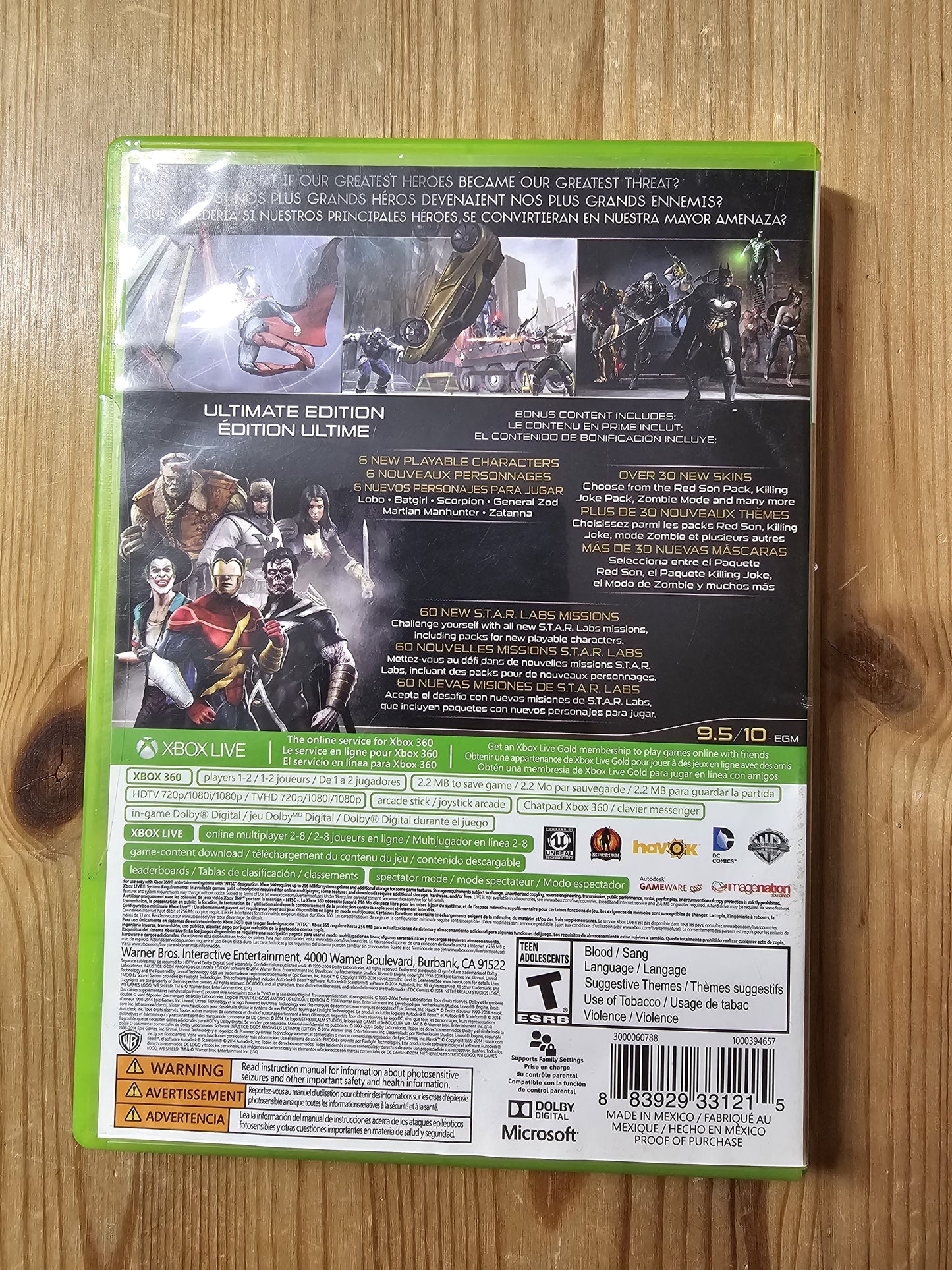 Injustice: Gods Among Us, Ultimate Edition | Microsoft Xbox 360