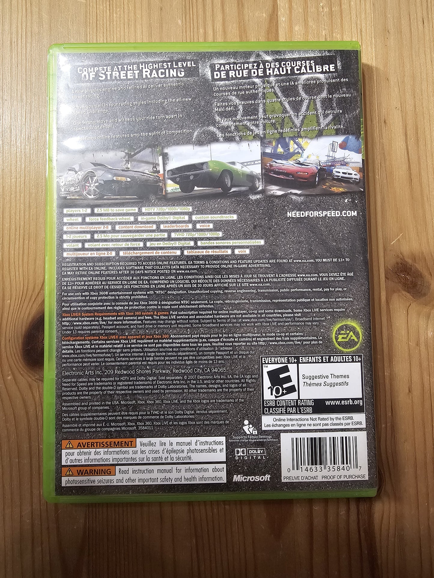 Need for Speed Prostreet | Microsoft Xbox 360