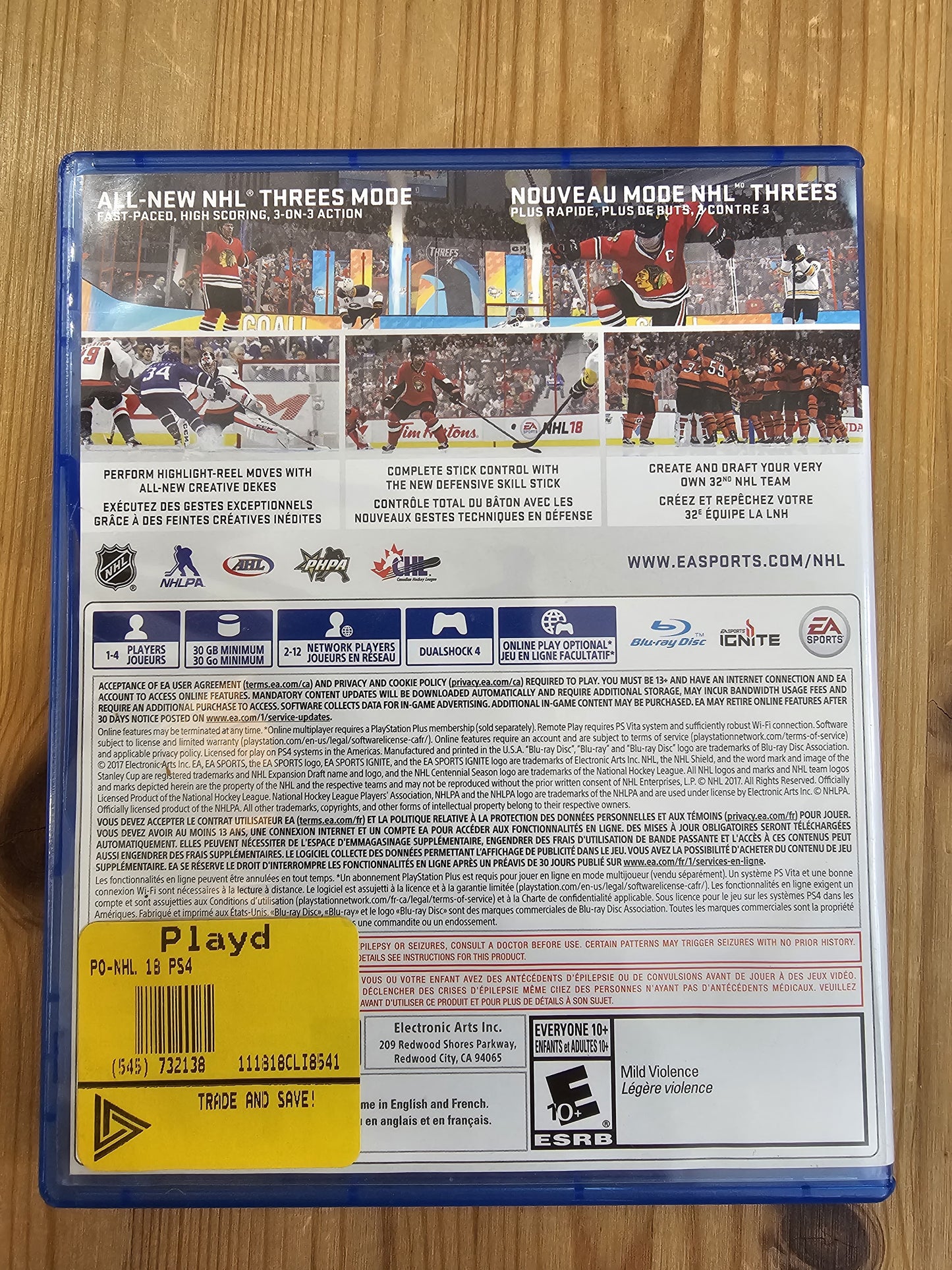 NHL 18 | Sony PlayStation 4