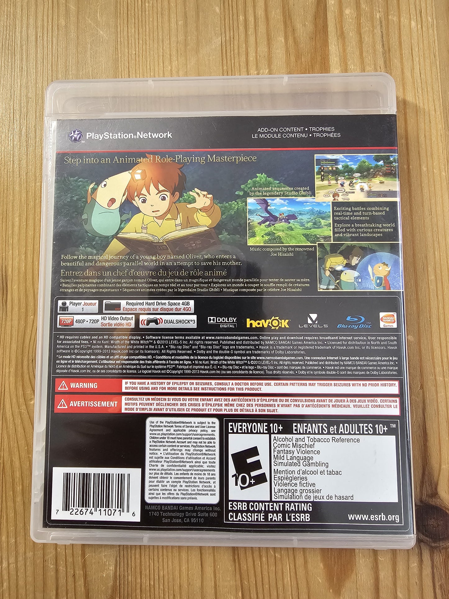 Ni No Kuni: Wrath of the White Witch | Sony PlayStation 3 (2013)