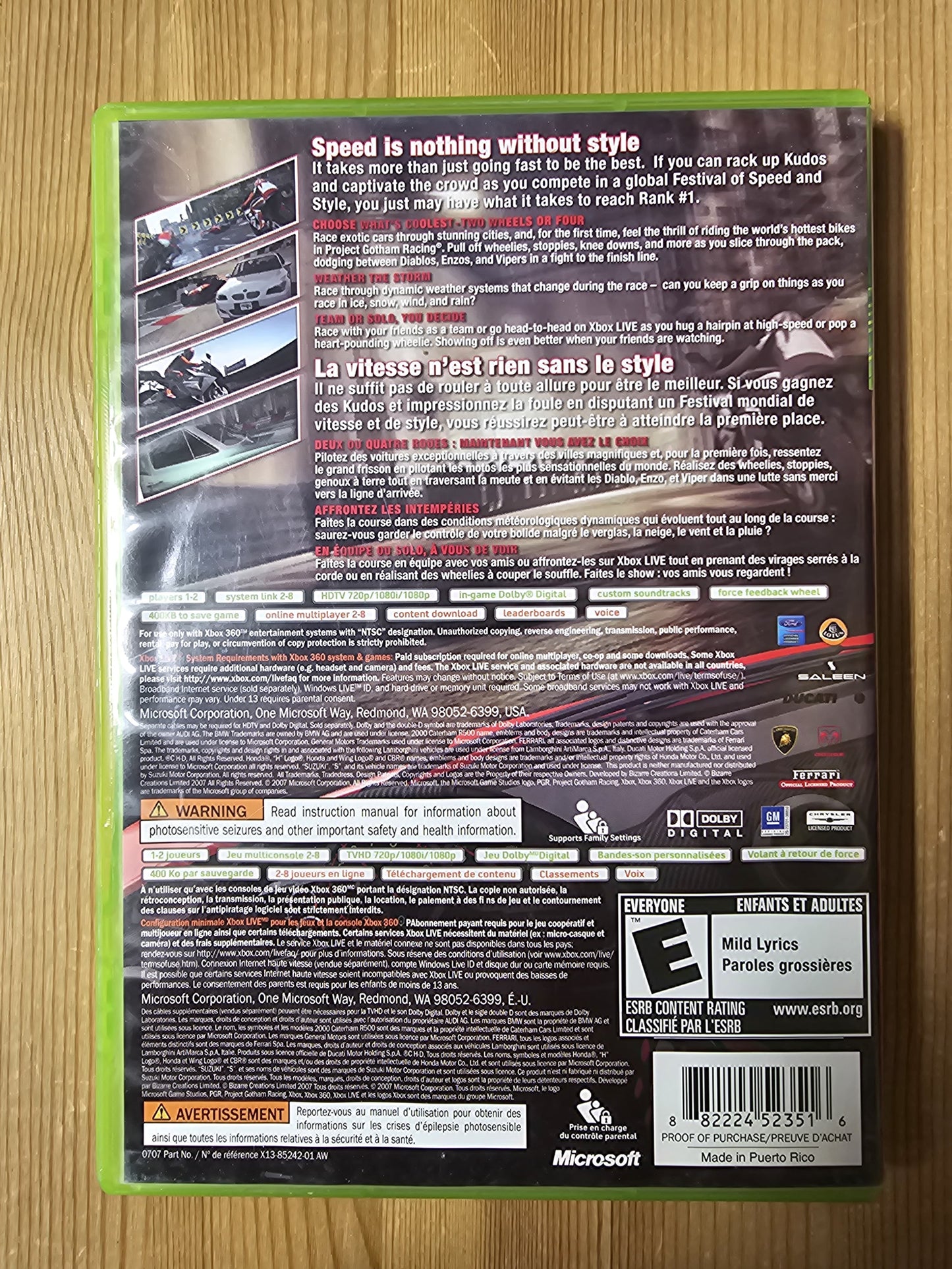 Project Gotham Racing PGR4 | Xbox 360 (2007)