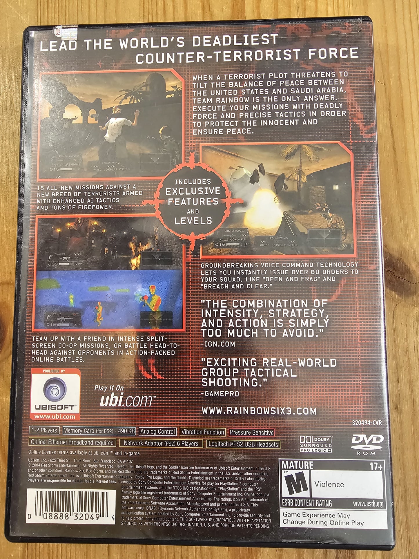 Tom Clancy's Rainbow Six 3 | Sony PlayStation 2