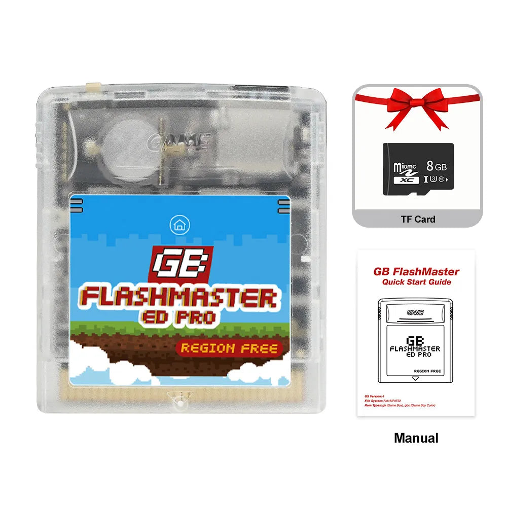 2500 in 1 OS V4 GB Pro Flashmaster Cartridge Game Card For Gameboy/Gameboy Color/GBA SP