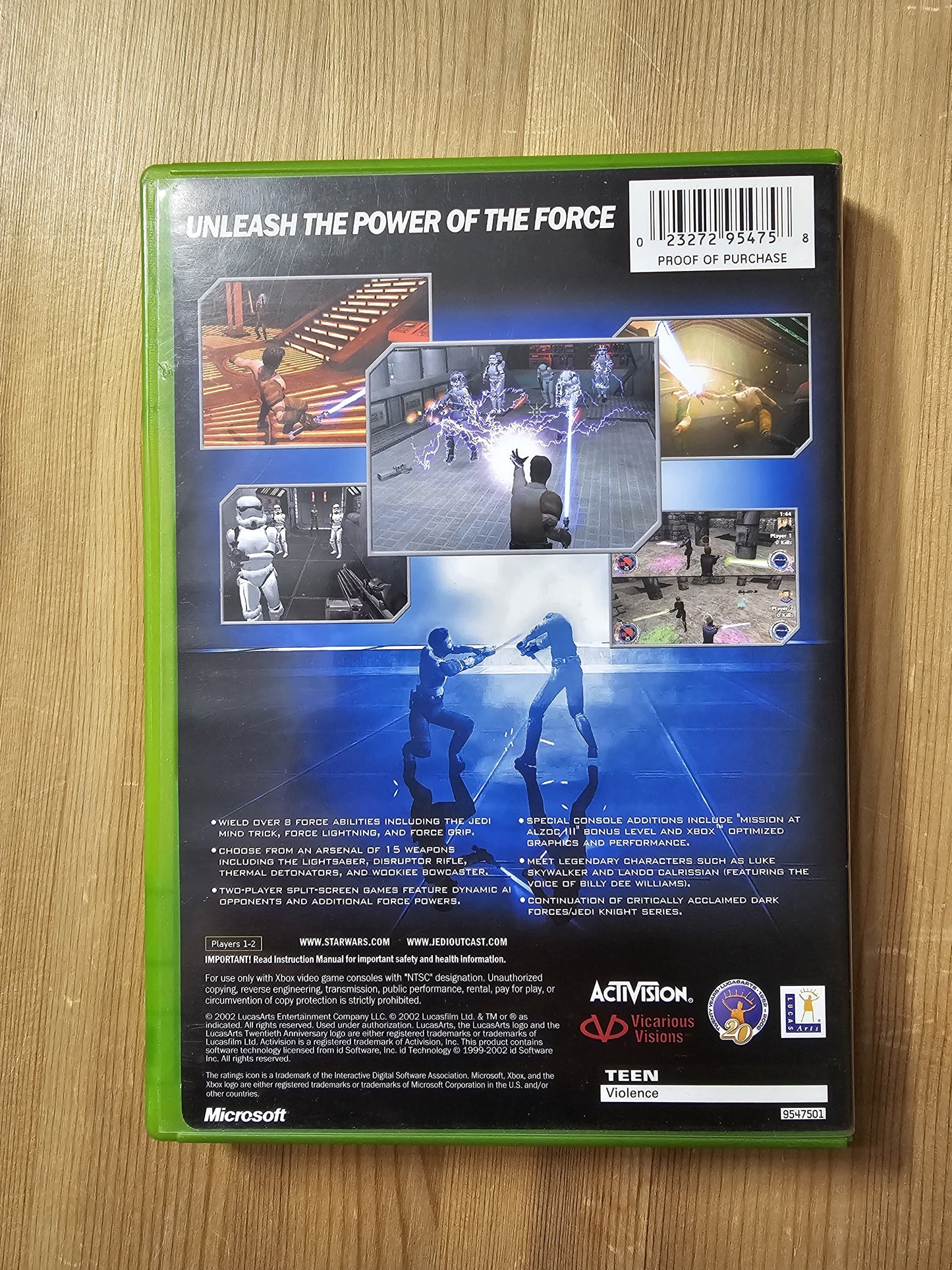 Star Wars Jedi Knight II: Jedi Outcast | Microsoft Xbox (2002)