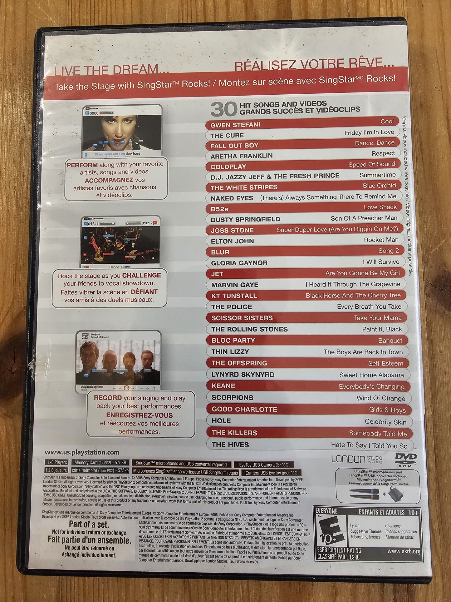 Singstar Rocks | Sony PlayStation 2