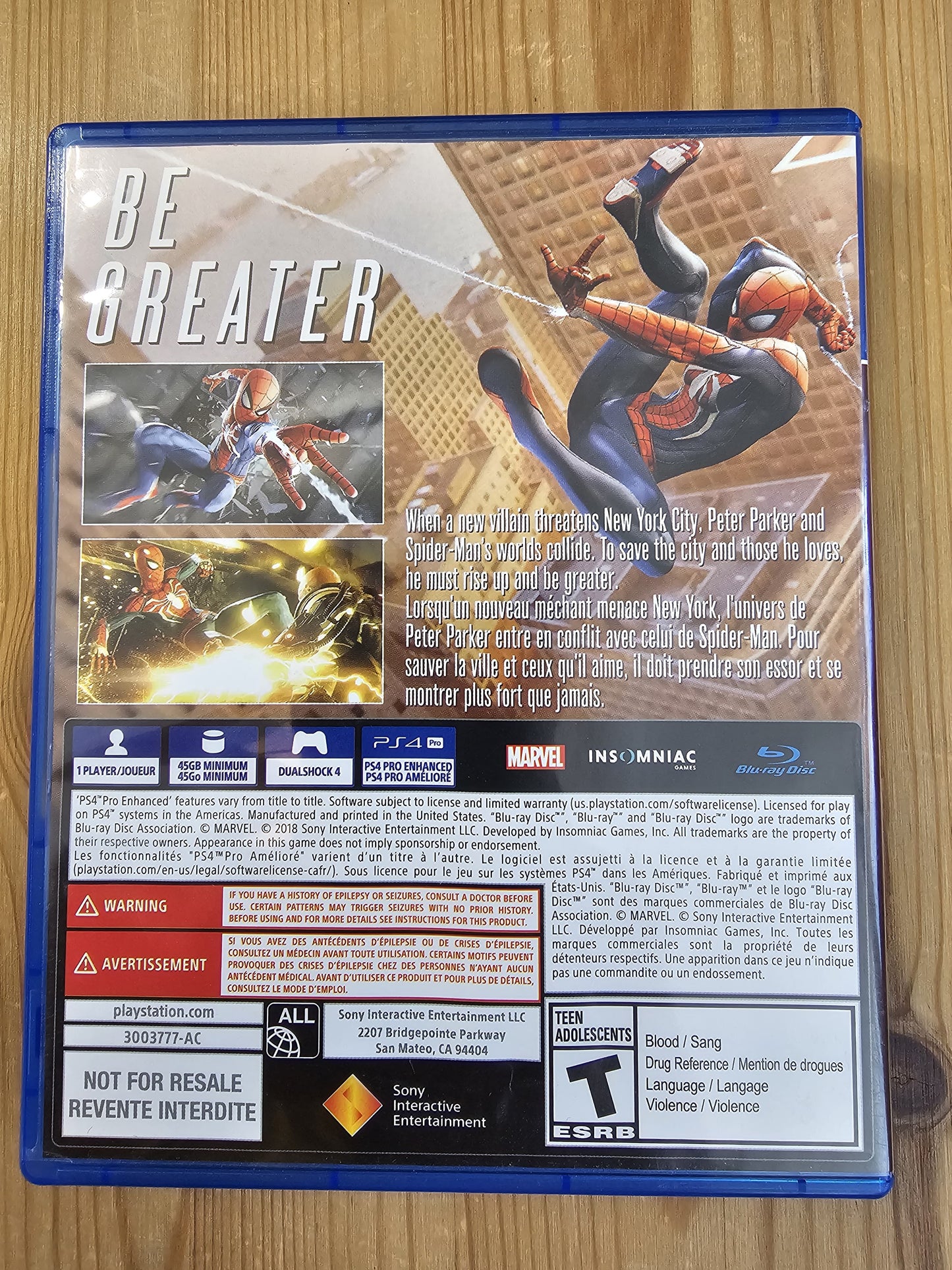 Marvel Spider-Man | Sony PlayStation 4 (2018)