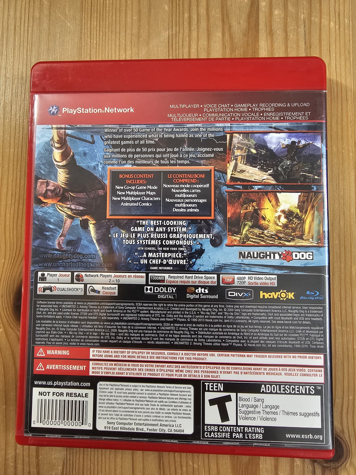 Uncharted 2: Among Thieves Game of the Year Edition | Sony PlayStation 3