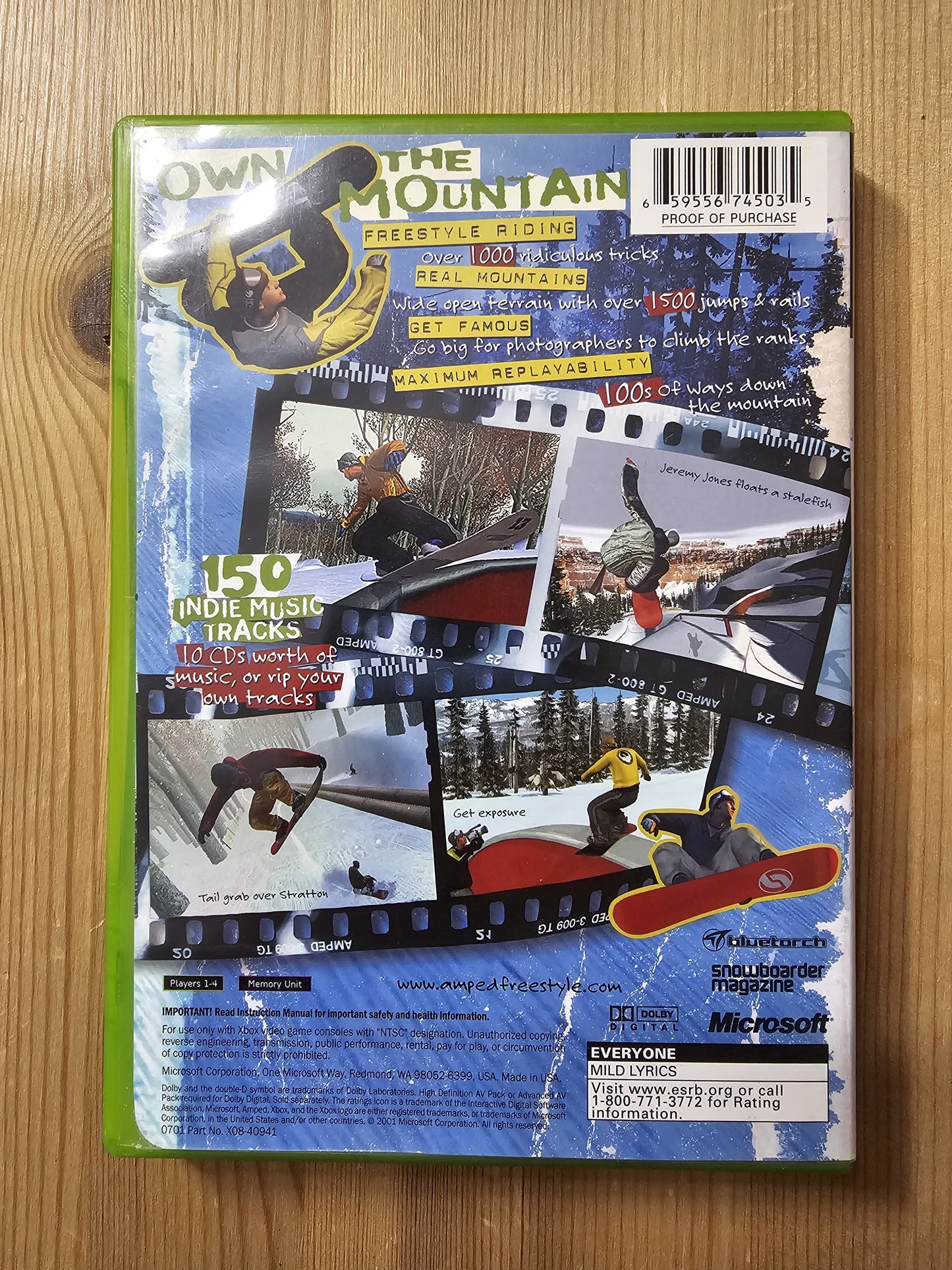 Amped Freestyle Snowboarding | Microsoft Xbox (2001)