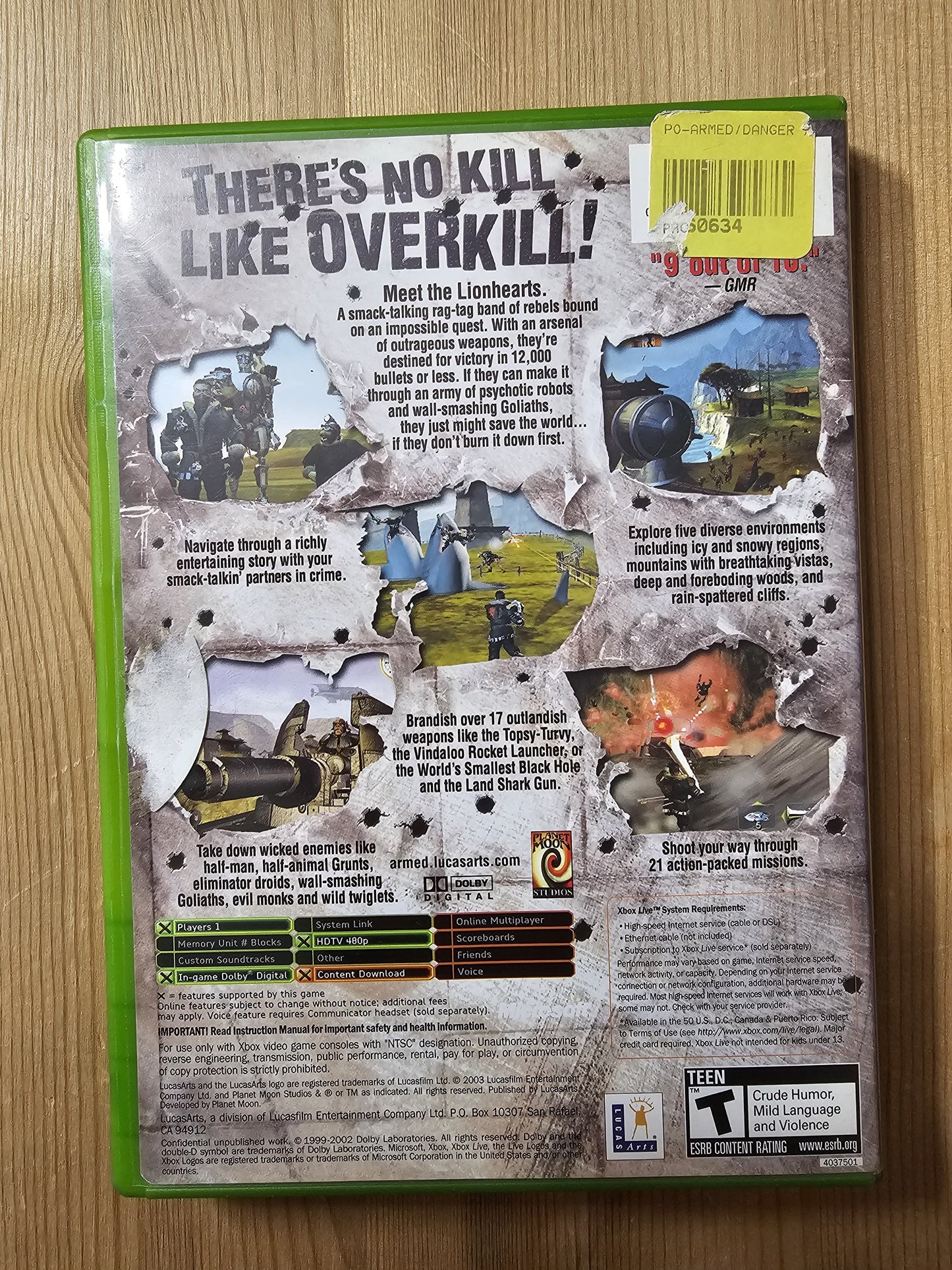 Armed and Dangerous | Microsoft Xbox (2003)
