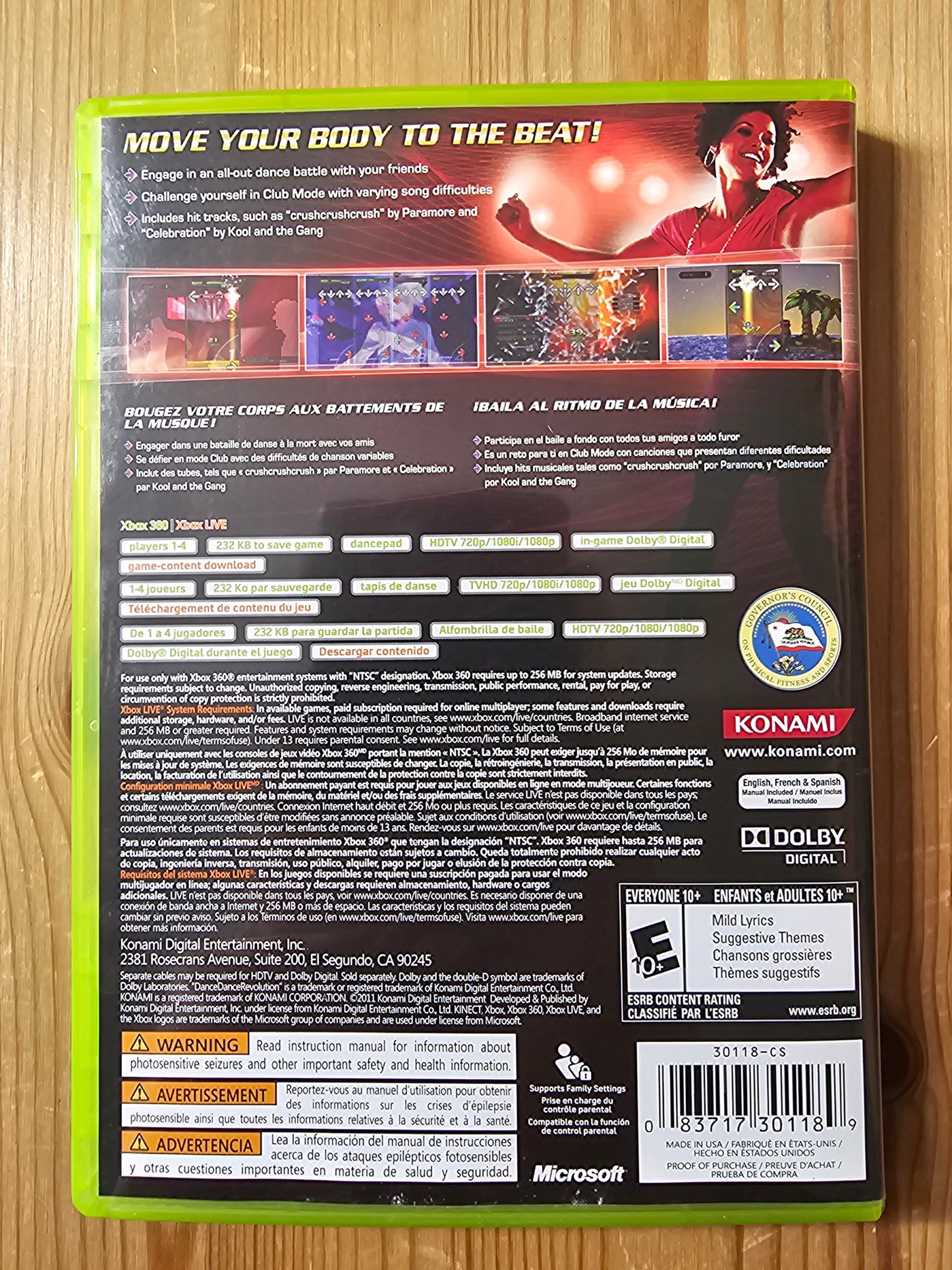 Dance Dance Revolution | Microsoft Xbox 360 (2010)