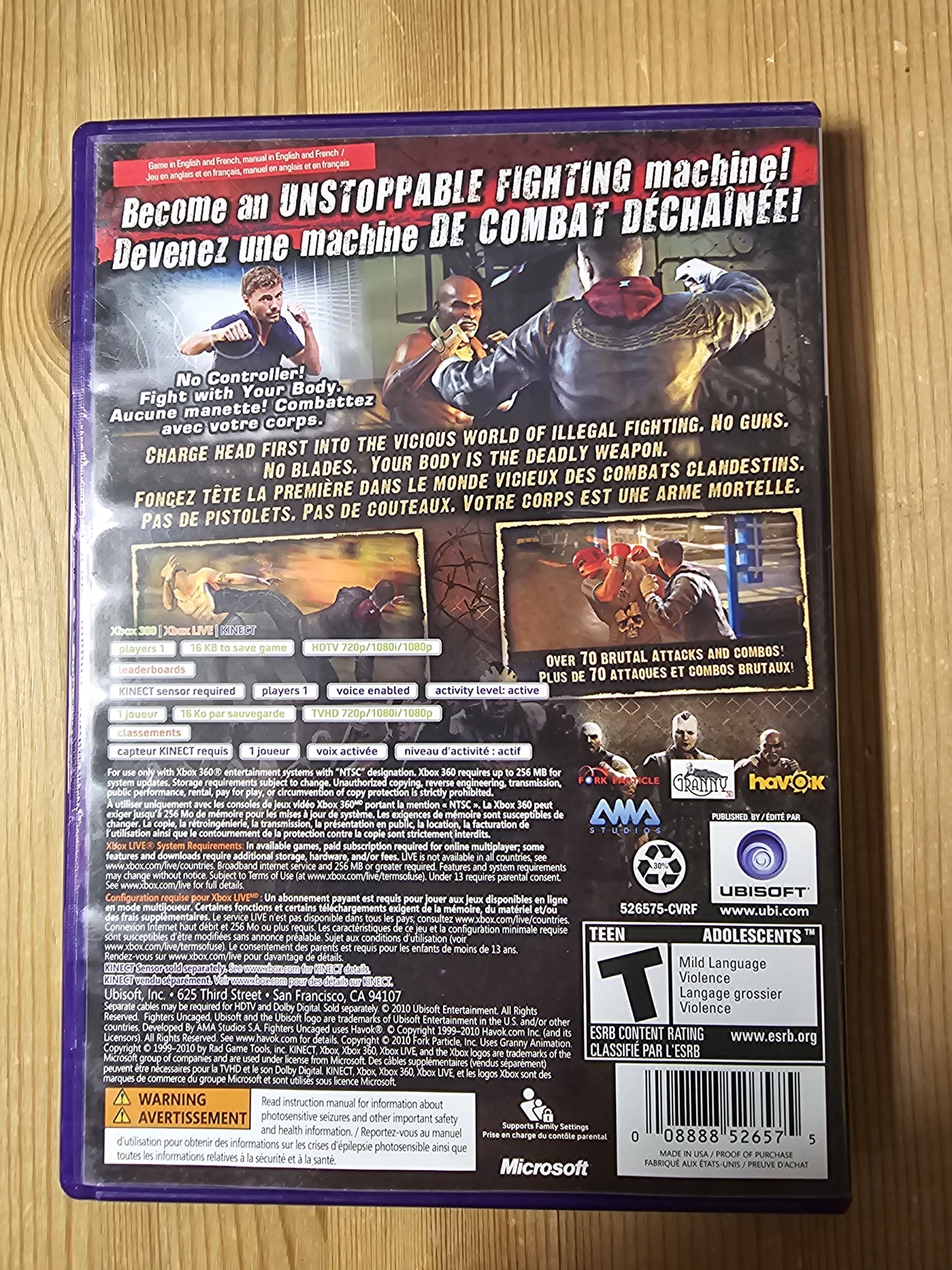 Fighters Uncaged | Microsoft Xbox 360 (2010)