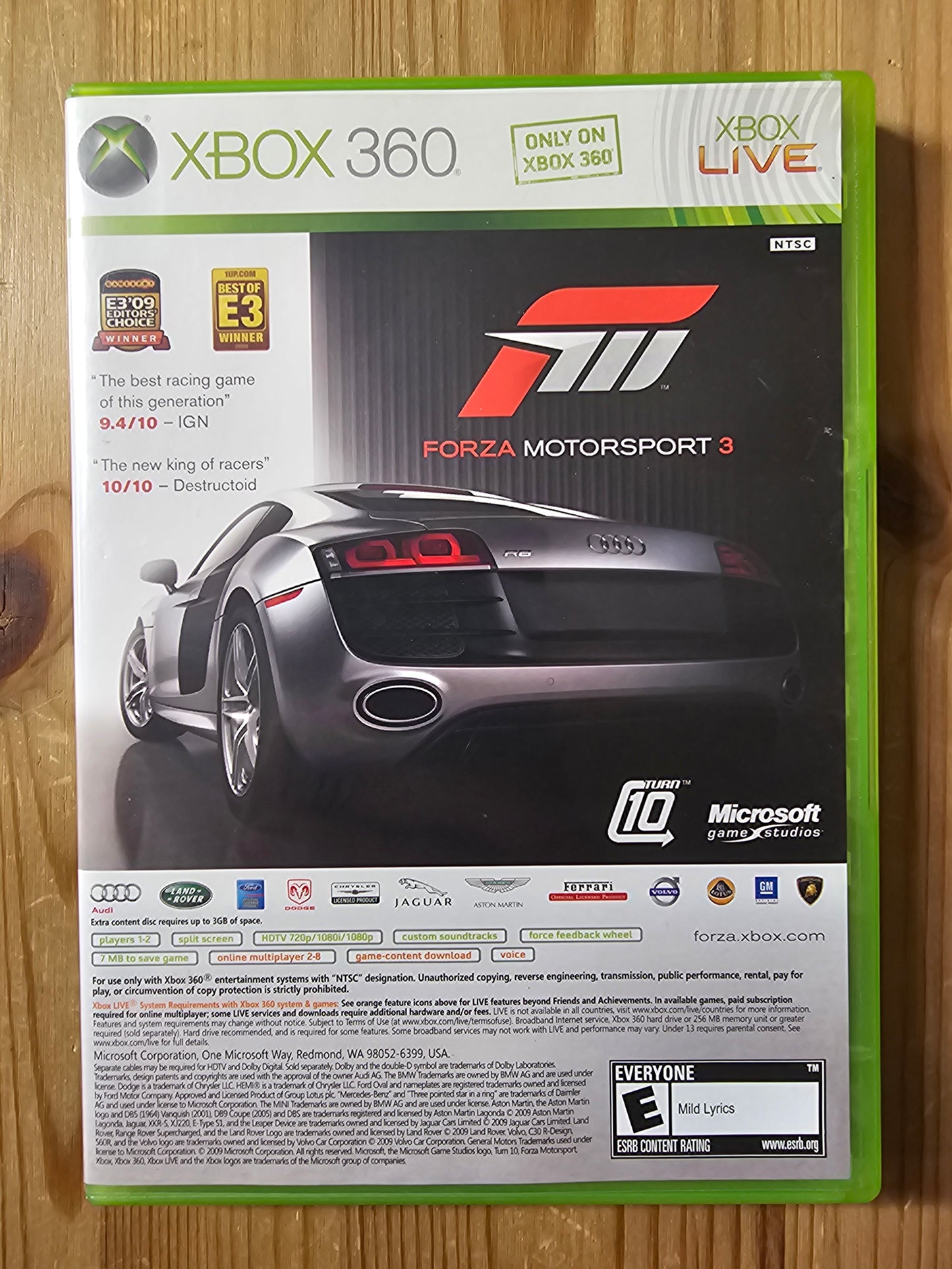 Forza Motorsport 3/Halo 3 ODST Combo Pack | Microsoft Xbox 360 (2009)