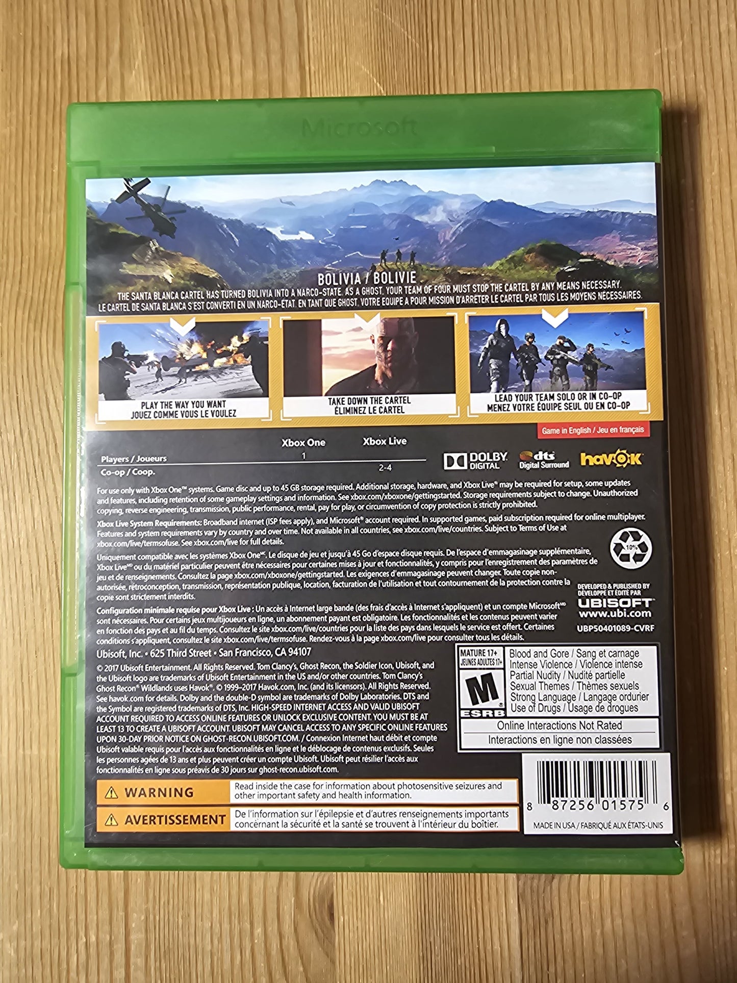 Tom Clancy's Ghost Recon: Wildlands | Microsoft Xbox One (2017)