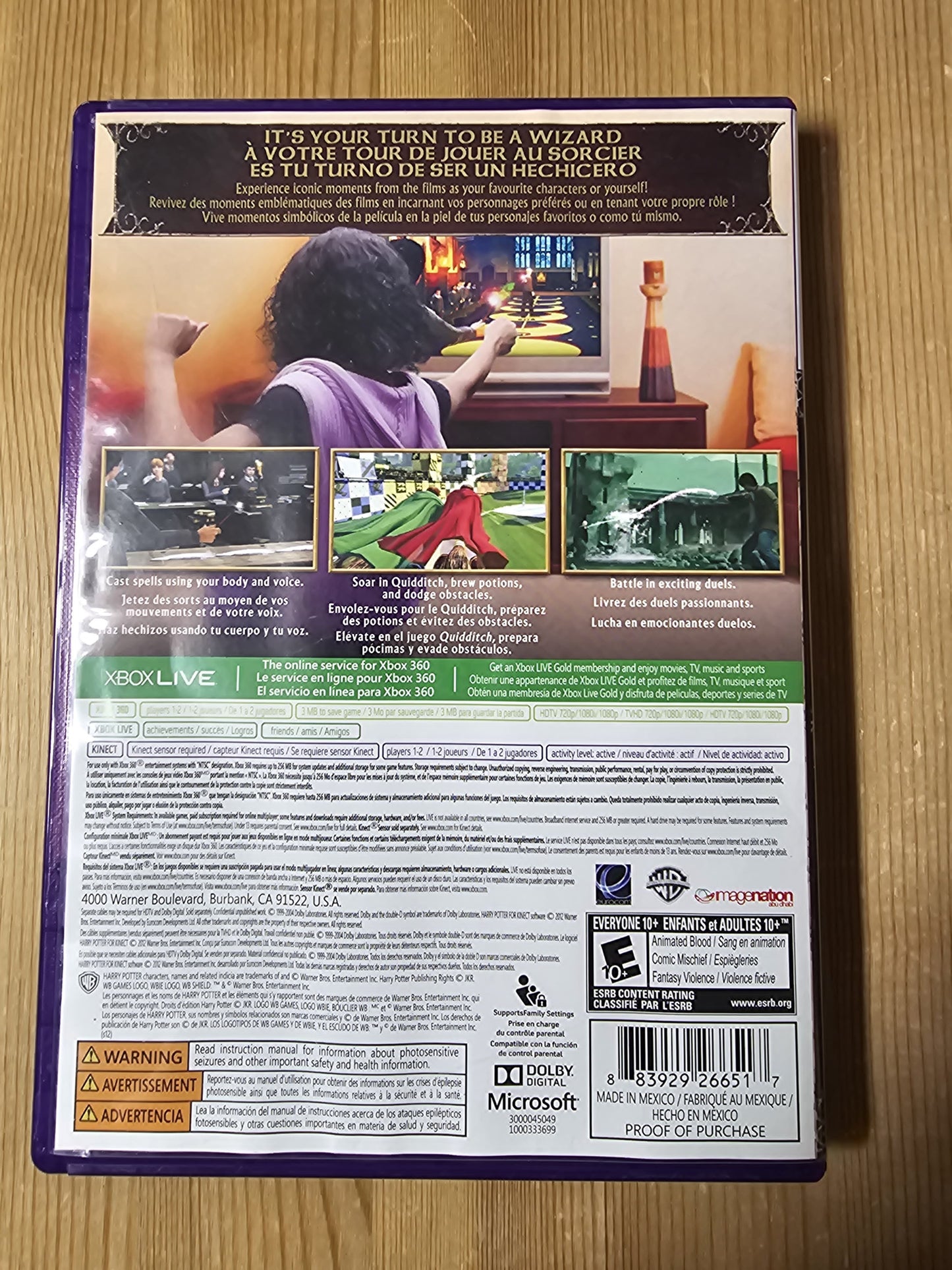 Harry Potter for Kinect | Microsoft Xbox 360 (2012)