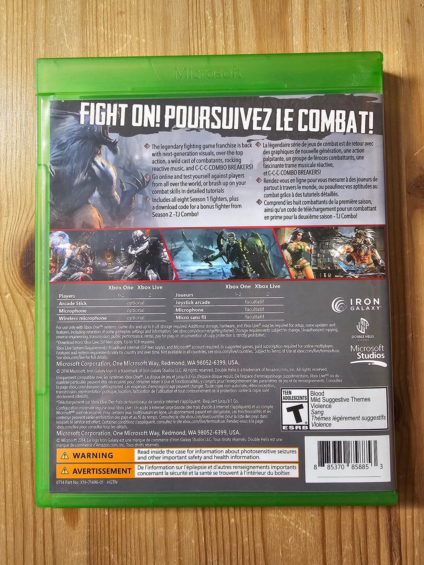 Factory Sealed Killer Instinct: Combo Breaker Pack | Microsoft Xbox One (2014)
