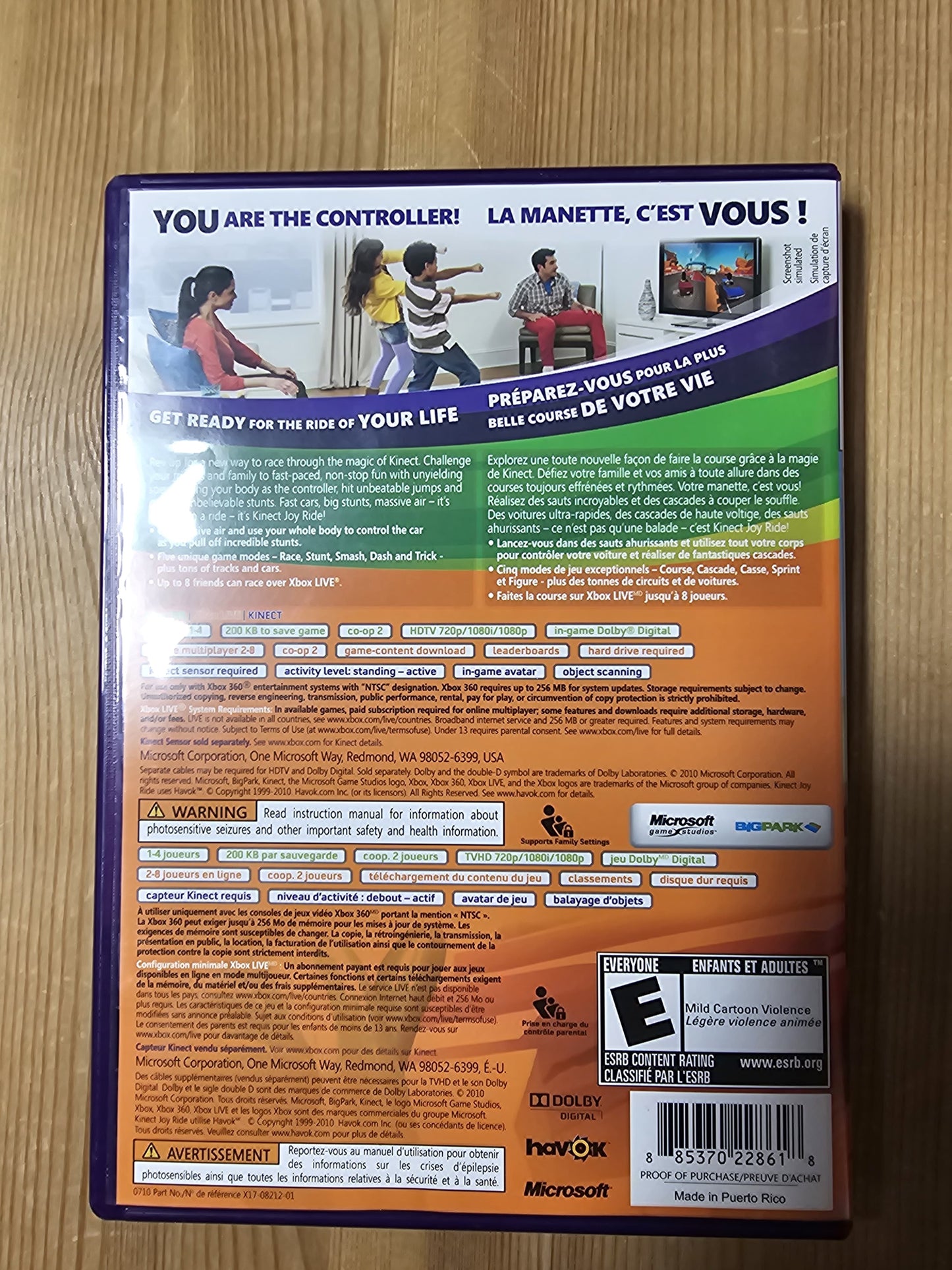 Kinect Joy Ride | Microsoft Xbox 360 (2010)