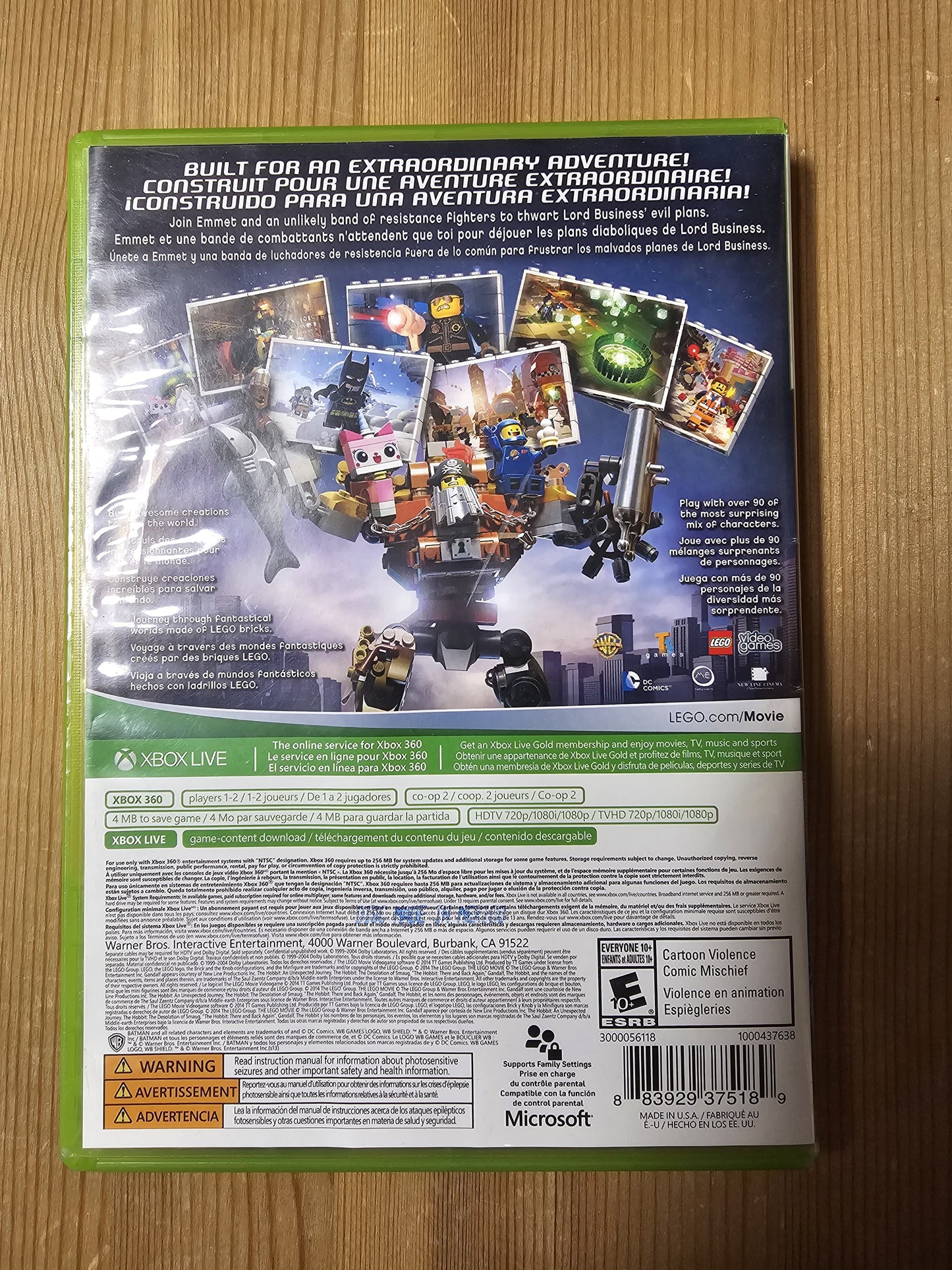 The LEGO Movie Videogame | Microsoft Xbox 360 (2014)