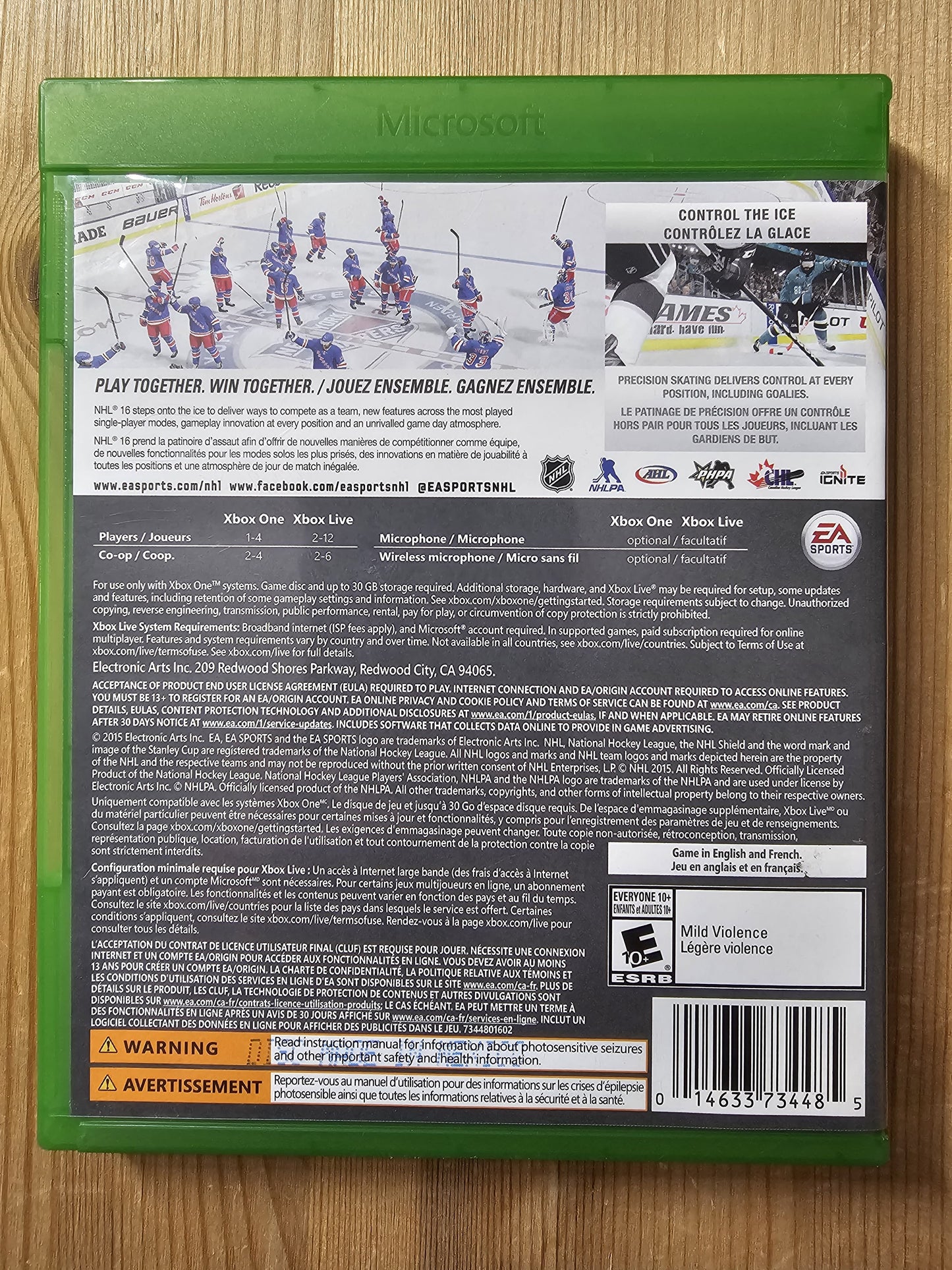 NHL 16 | Microsoft Xbox One (2015)