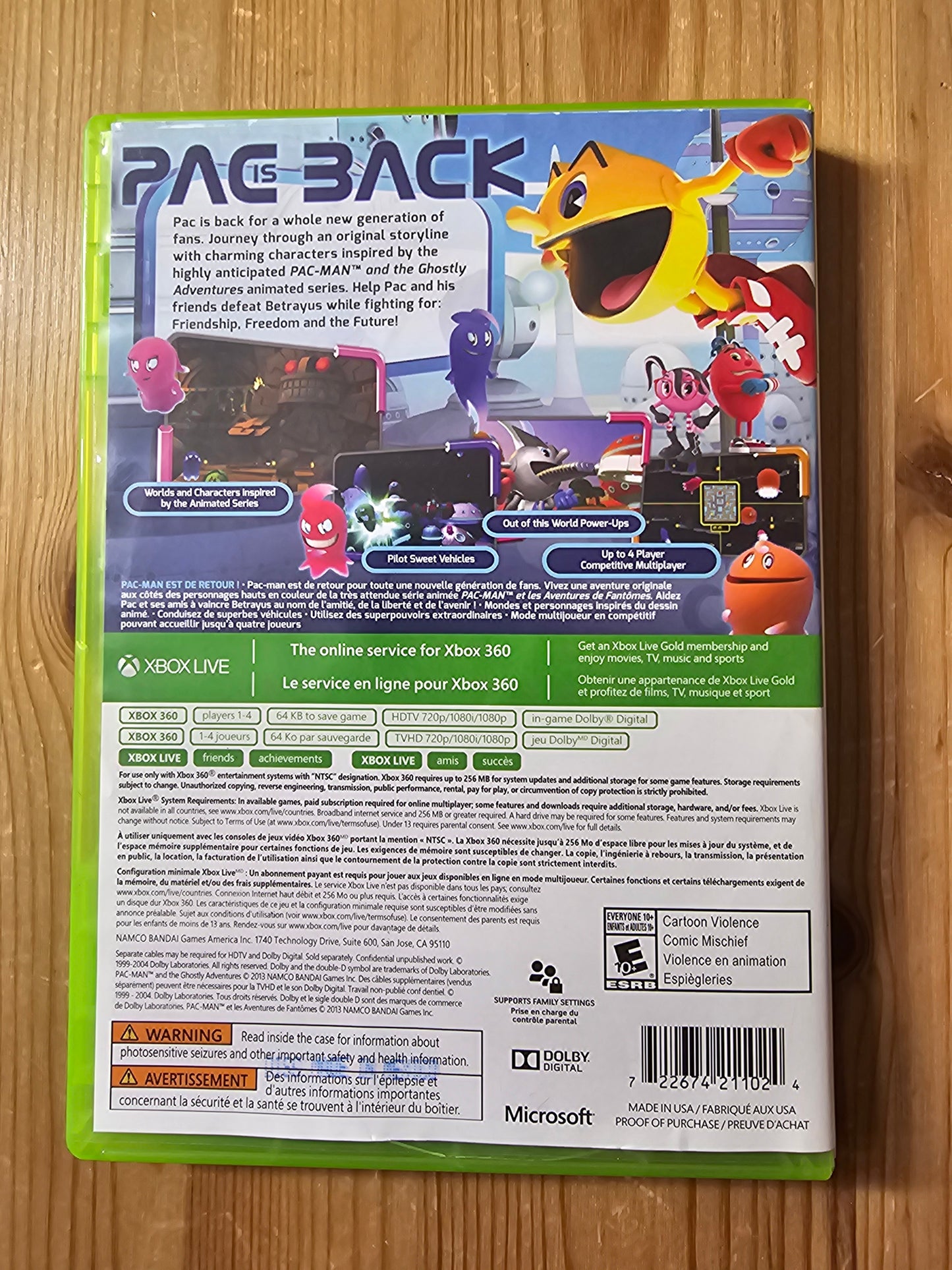 Pac-Man and the Ghostly Adventures | Microsoft Xbox 360 (2013)