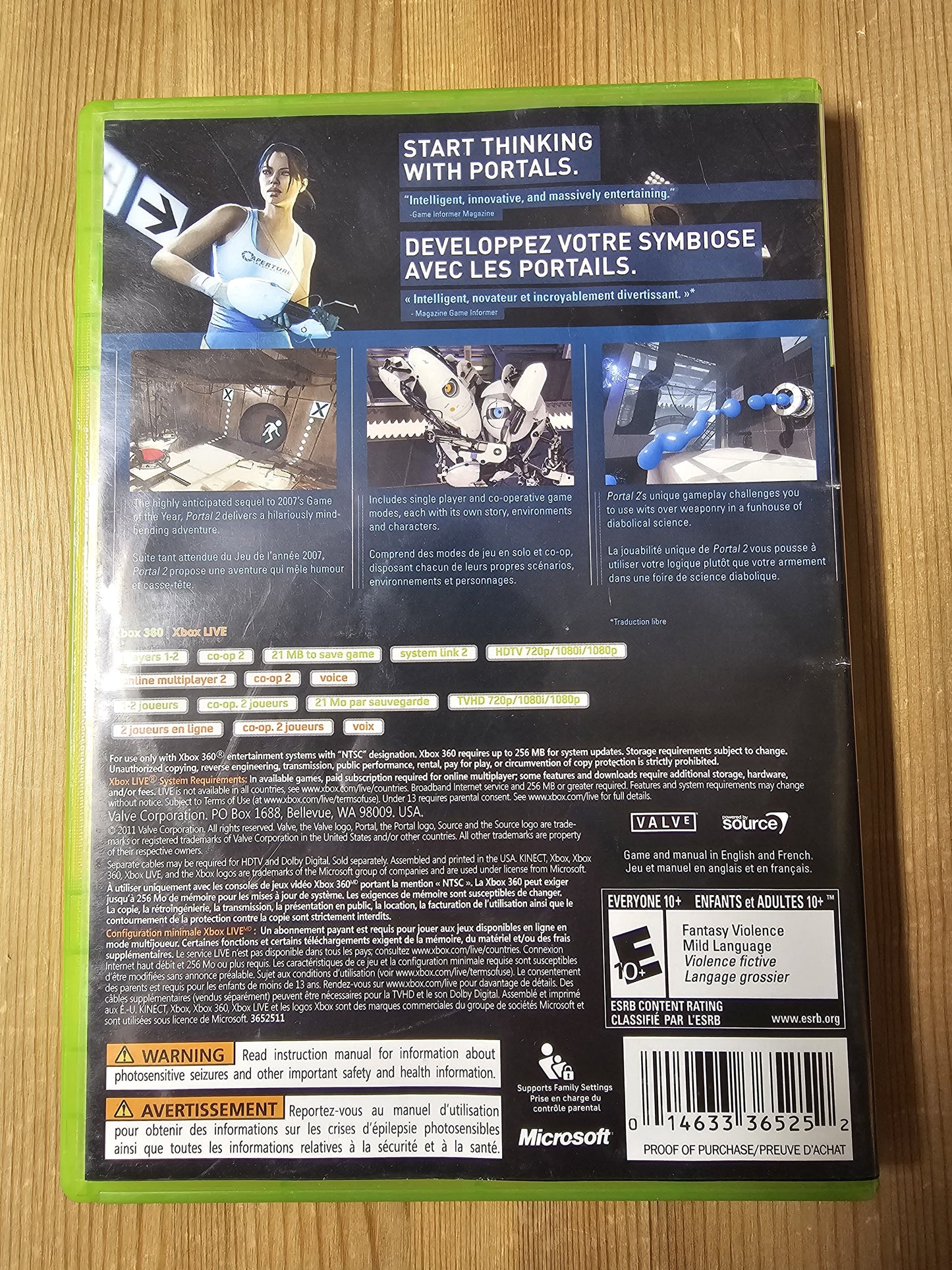 Portal 2 | Microsoft Xbox 360 (2011)