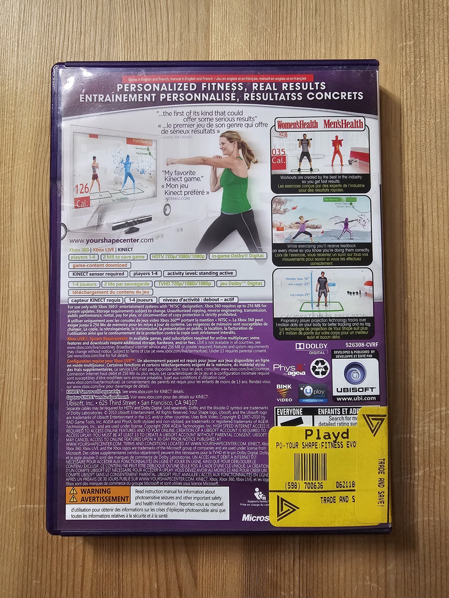 Your Shape: Fitness Evolved | Microsoft Xbox 360 (2010)
