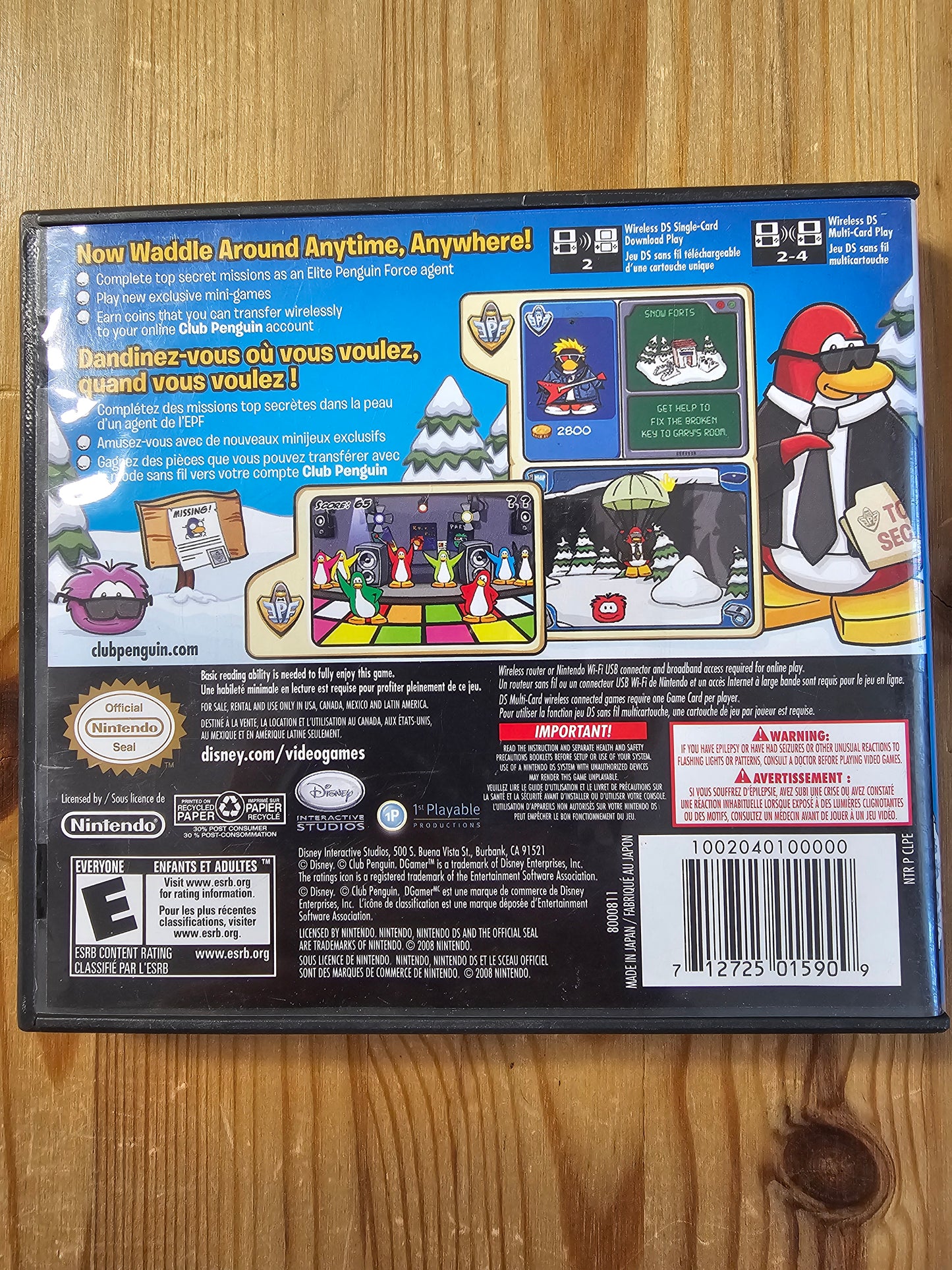 Club Penguin: Elite Penguin Force | Nintendo DS (2008)