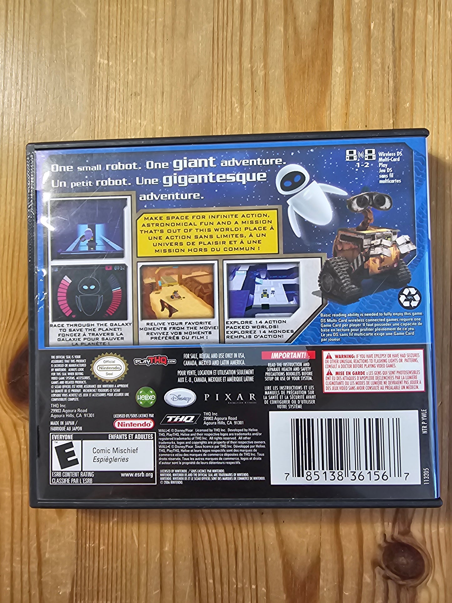 Disney Pixar Wall-E | Nintendo DS (2006)