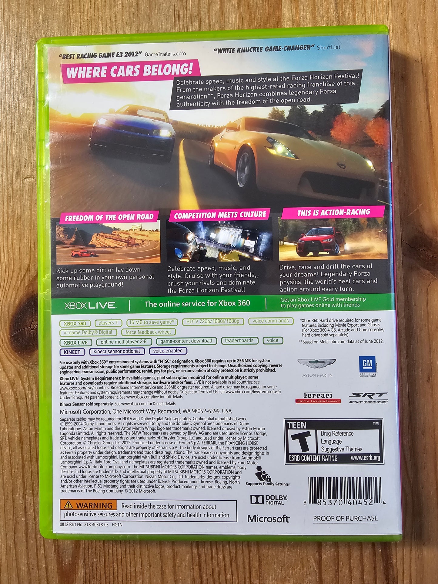 Forza Horizon | Microsoft Xbox 360