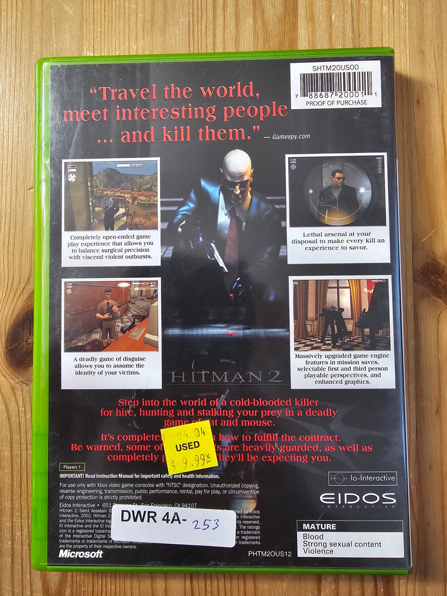 Hitman 2 Silent Assassin | Microsoft Xbox (2002)