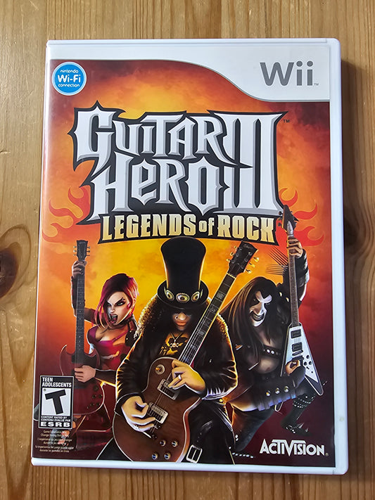 Guitar Hero 3 III Legends Of Rock (Nintendo Wii (2006)