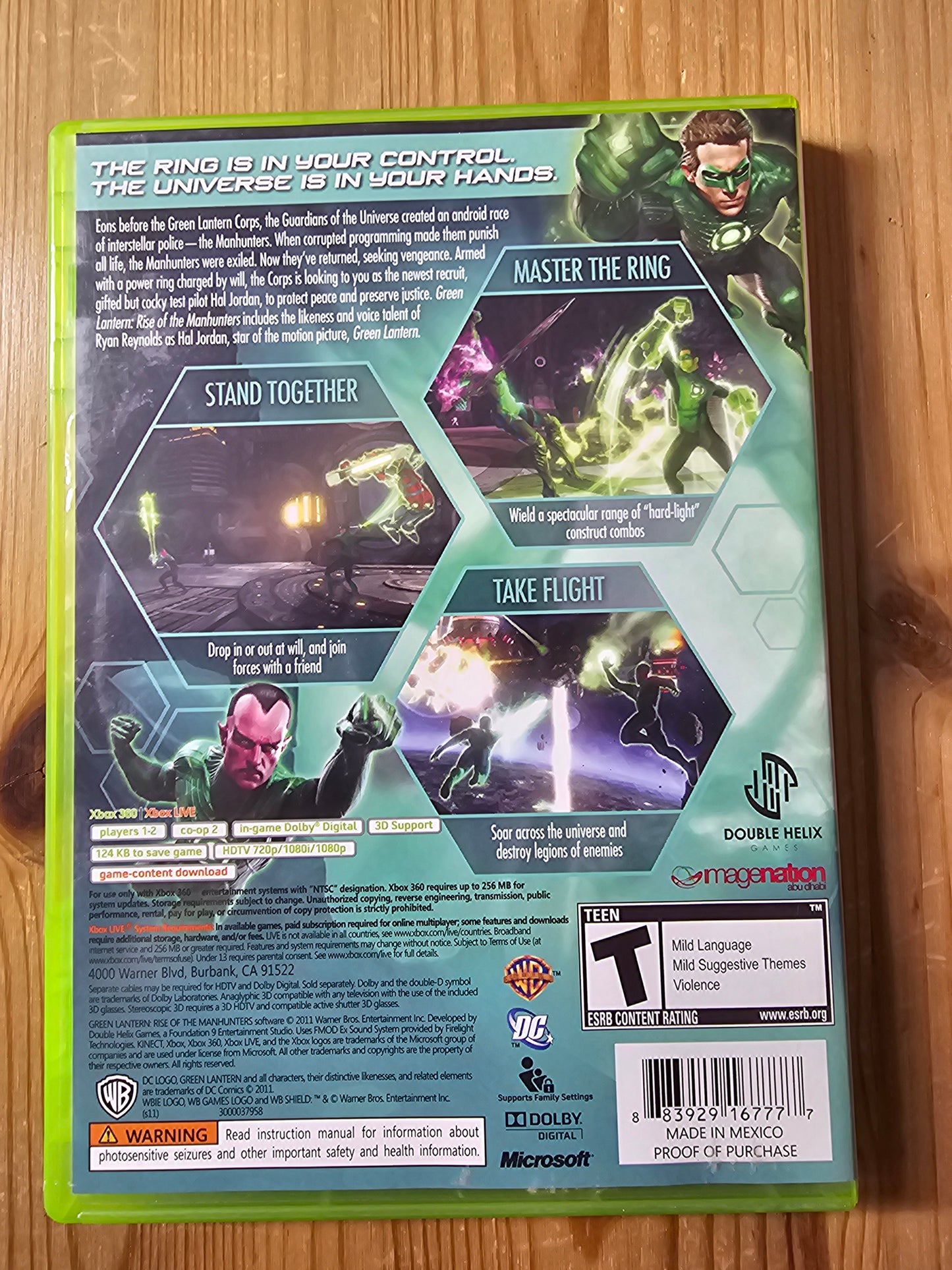 Green Lantern: Rise of the Manhunters | Microsoft Xbox 360 (2011)