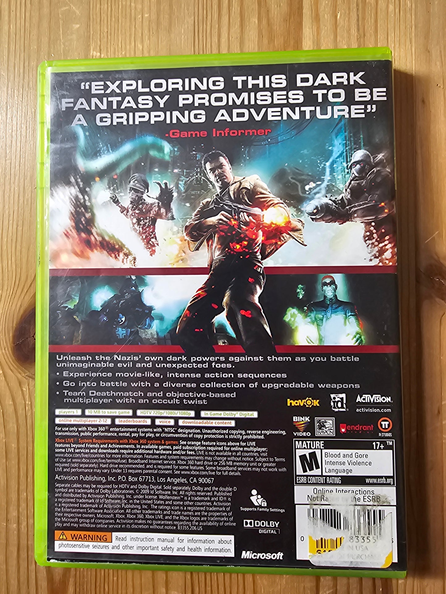 Wolfenstein | Microsoft Xbox 360 (2009)