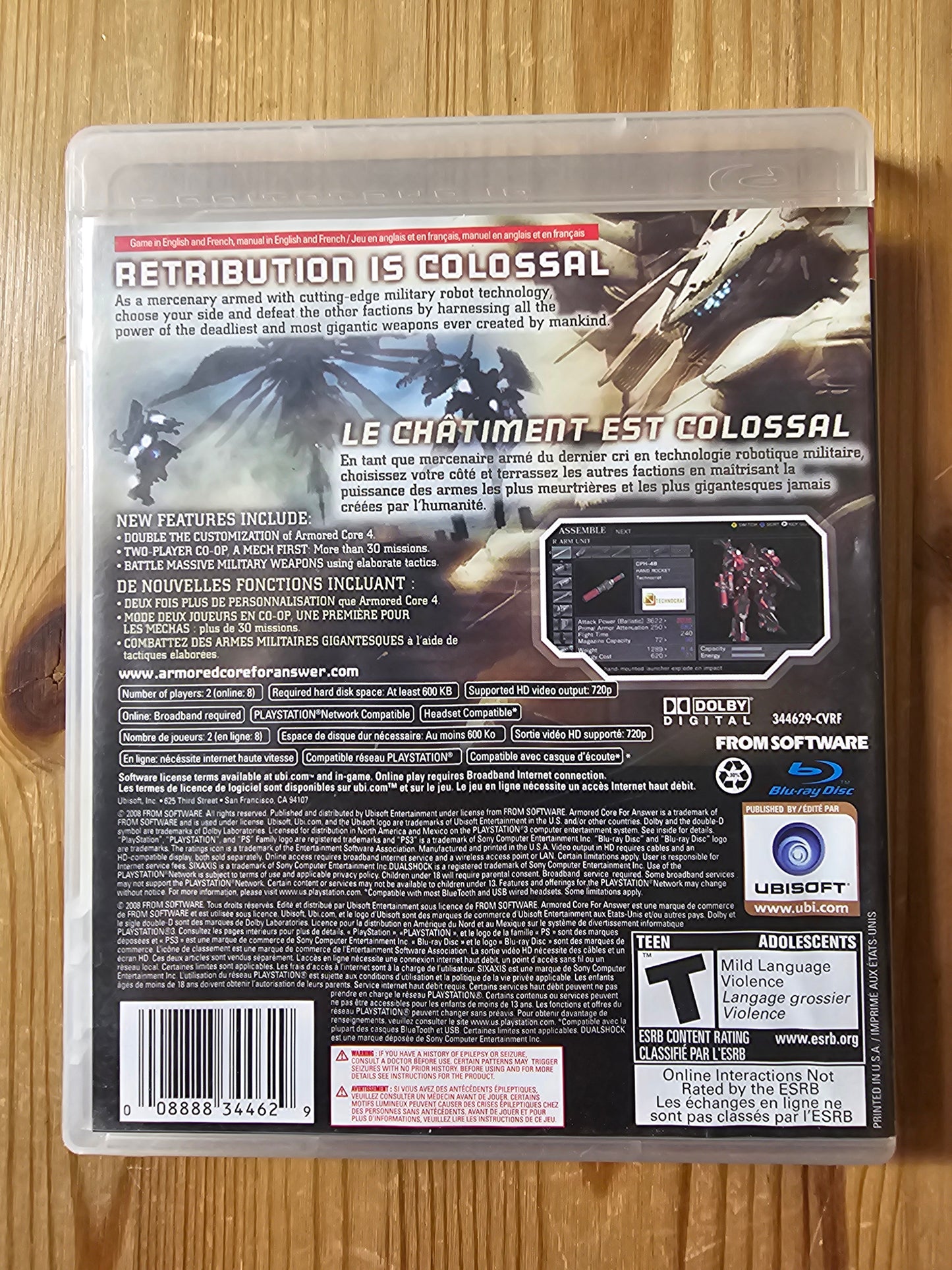 Armored Core: For Answer | Sony PlayStation 3 (2008)