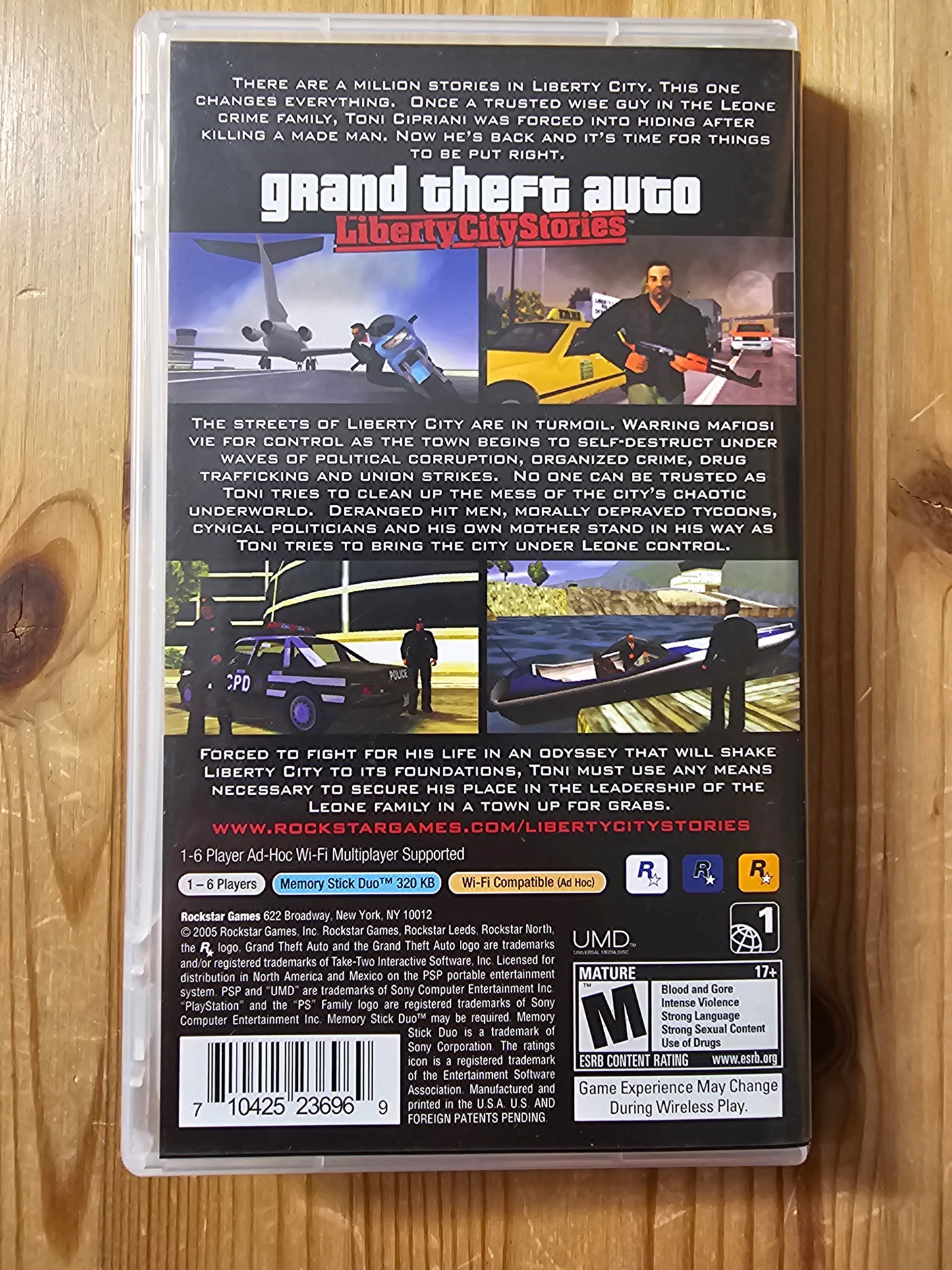 Grand Theft Auto: Liberty City Stories GTA | Sony PSP (2008)