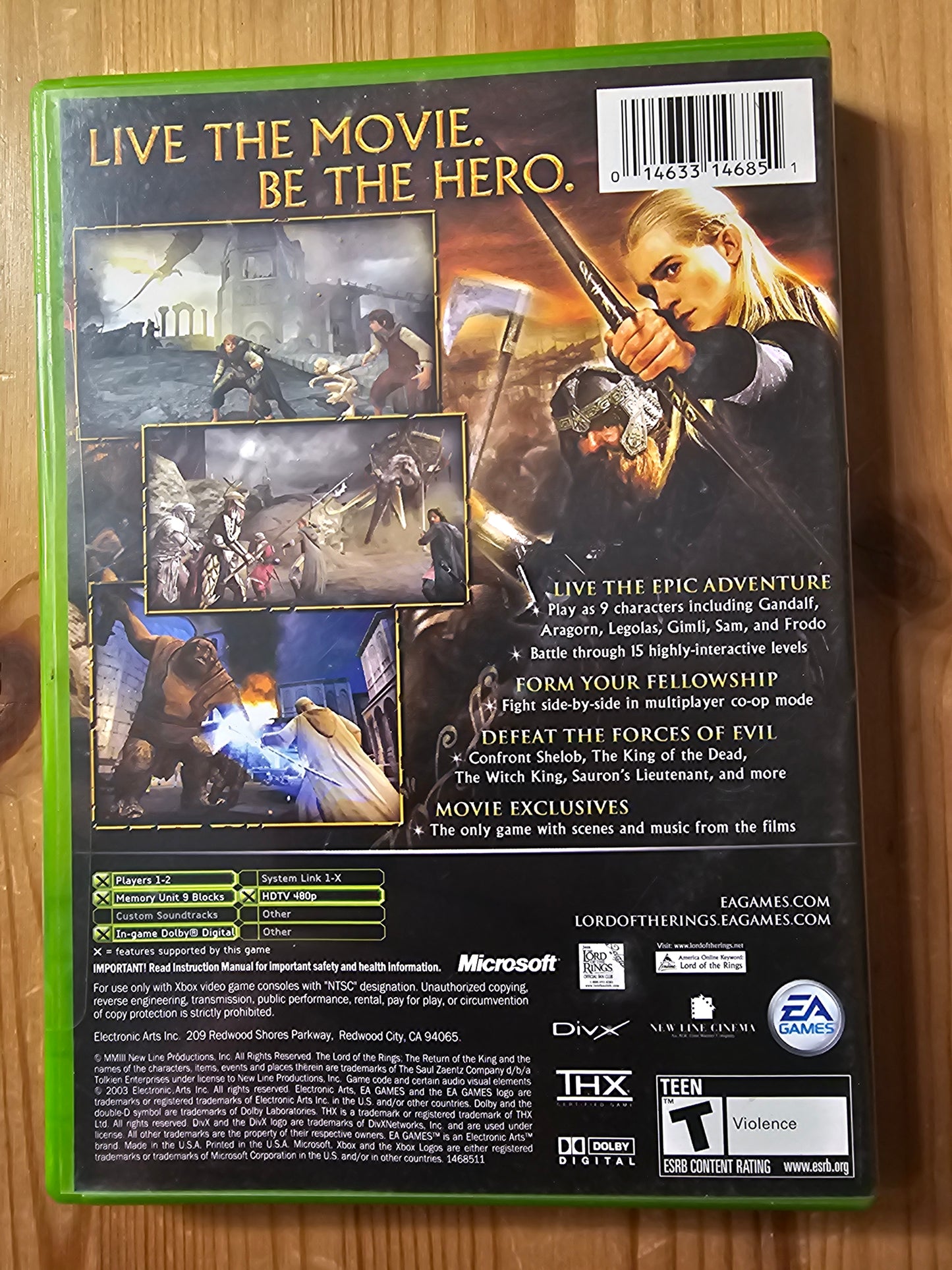 Lord of the Rings: The Return of the King | Microsoft Xbox (2003)