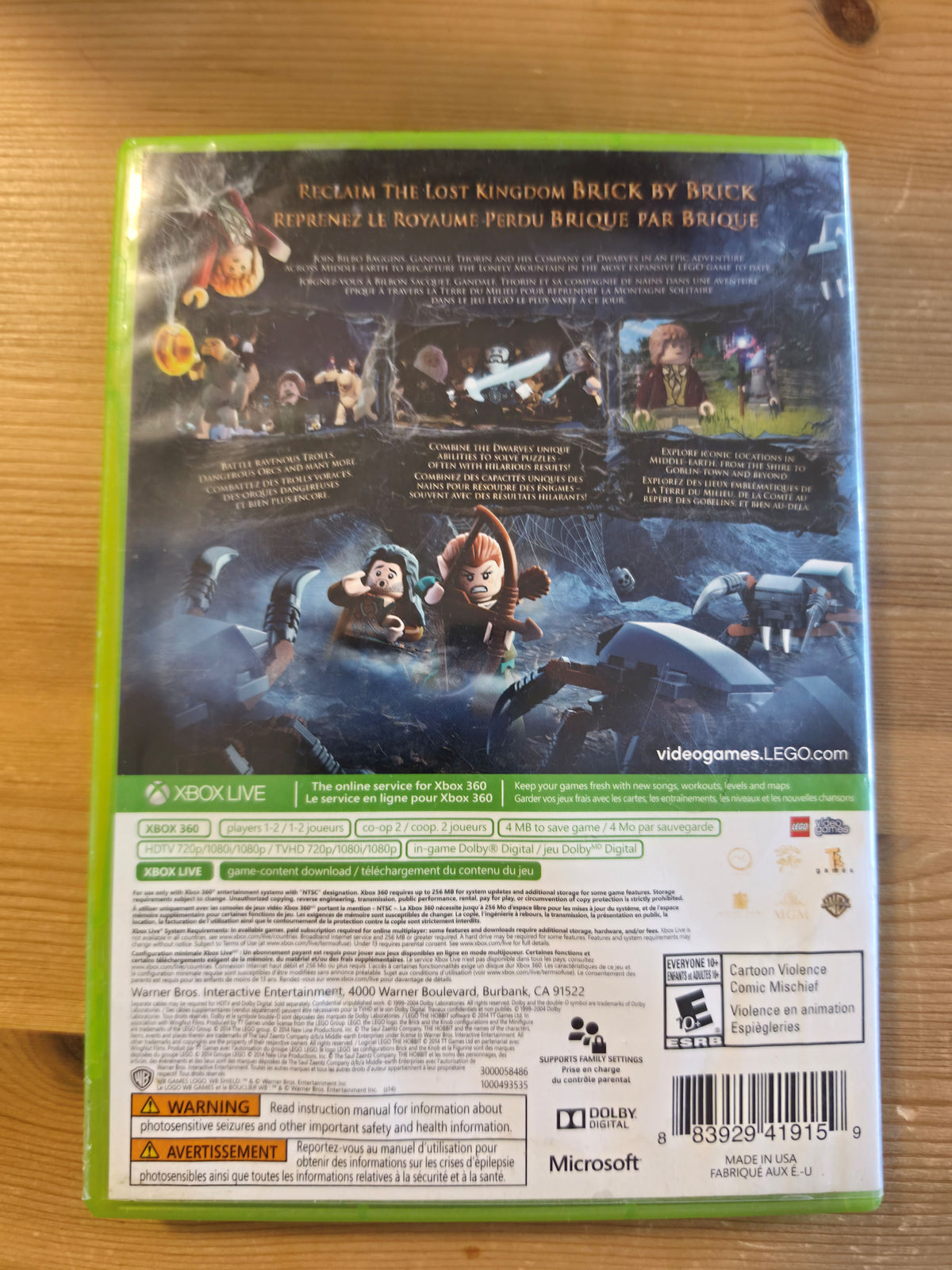 LEGO The Hobbit | Microsoft Xbox 360