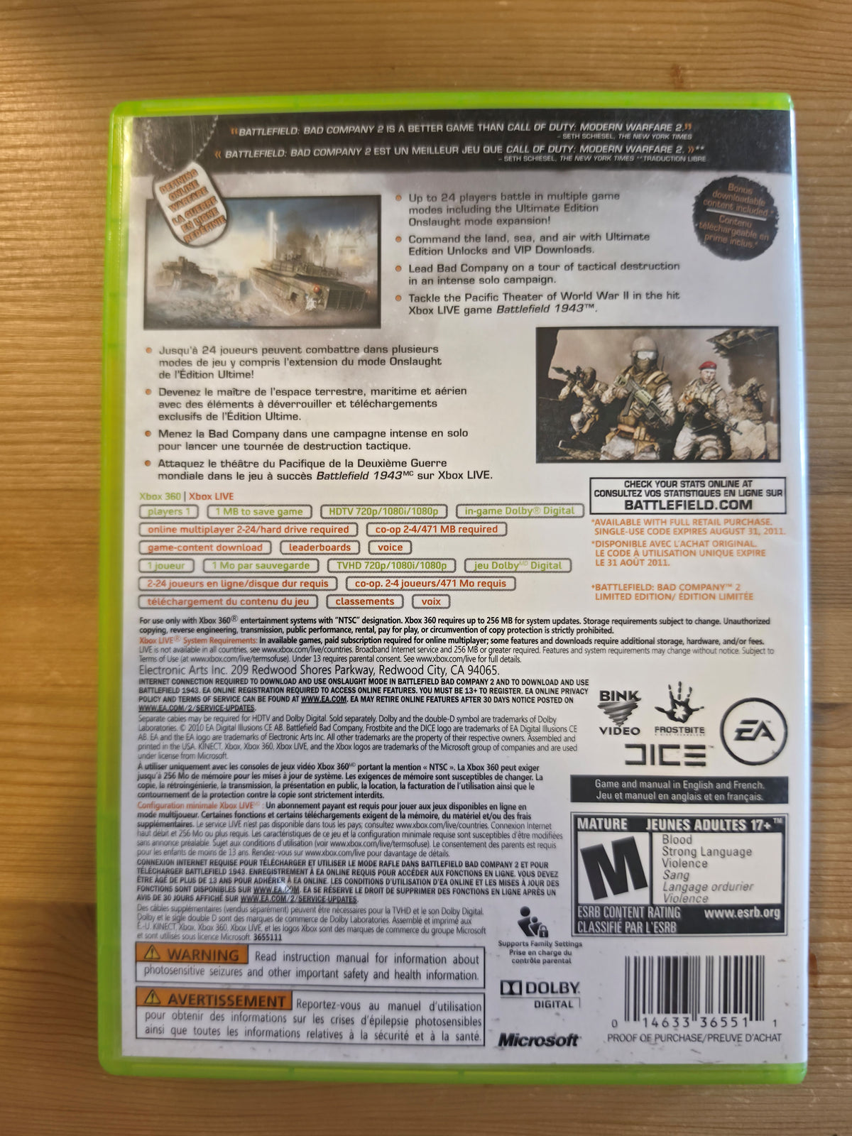Battlefield: Bad Company 2 Limited Edition | Microsoft Xbox 360 (2010)