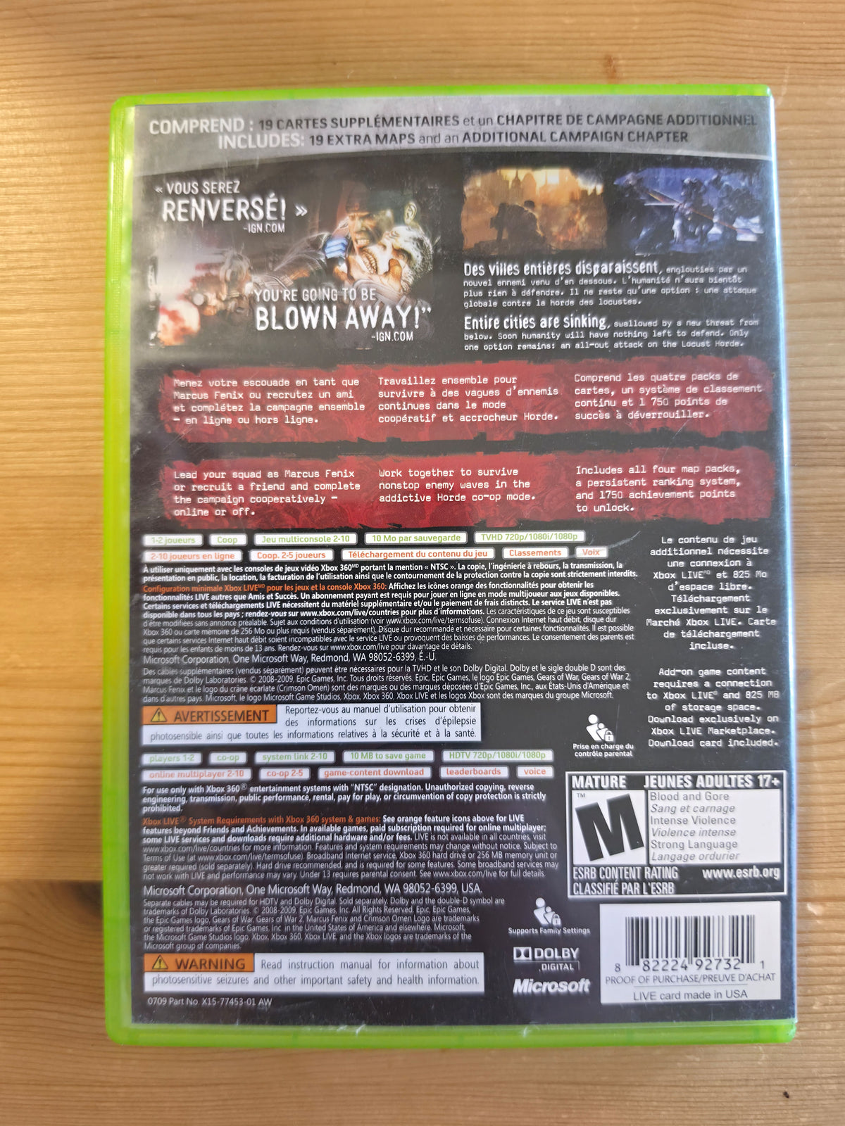 Gears of War 2: Game of the Year Edition | Microsoft Xbox 360 (2009)