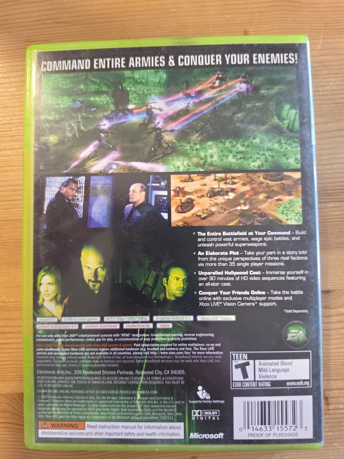 Command & Conquer 3: Tiberium Wars | Microsoft Xbox 360 (2007)
