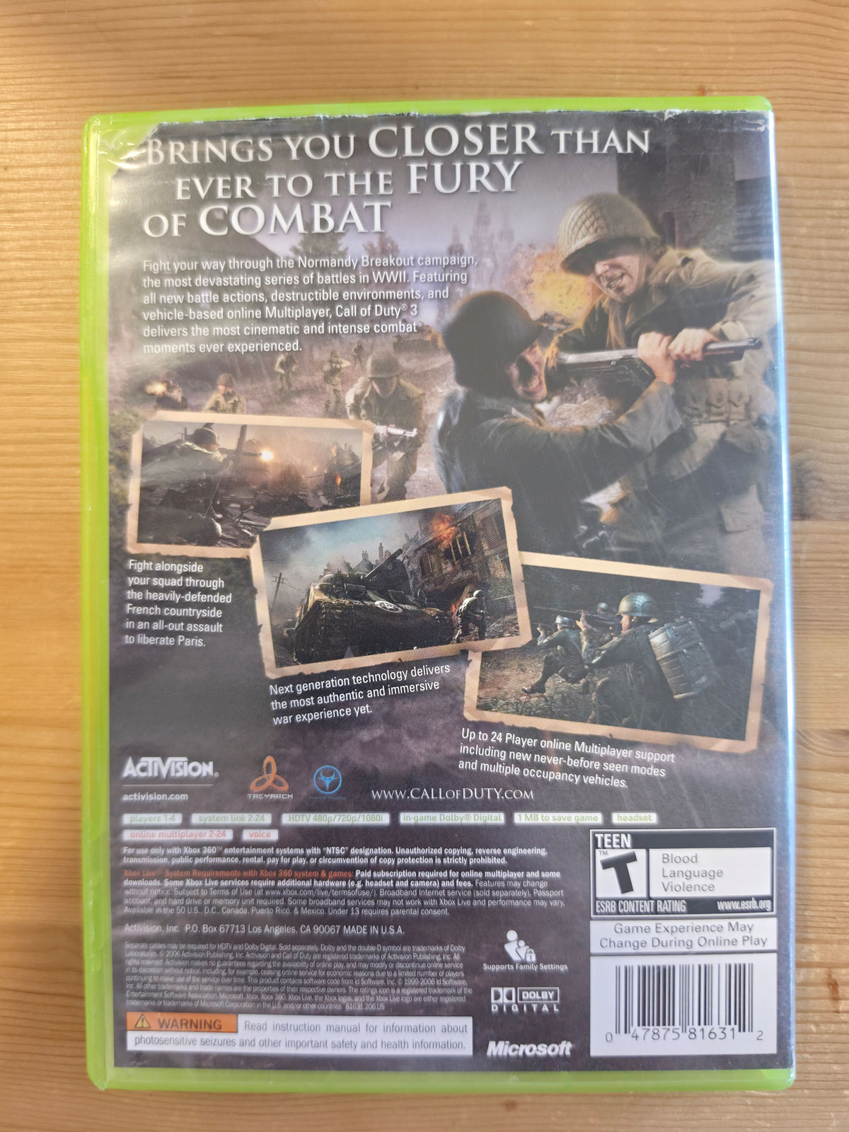 Call of Duty 3 | Microsoft Xbox 360 (2006)