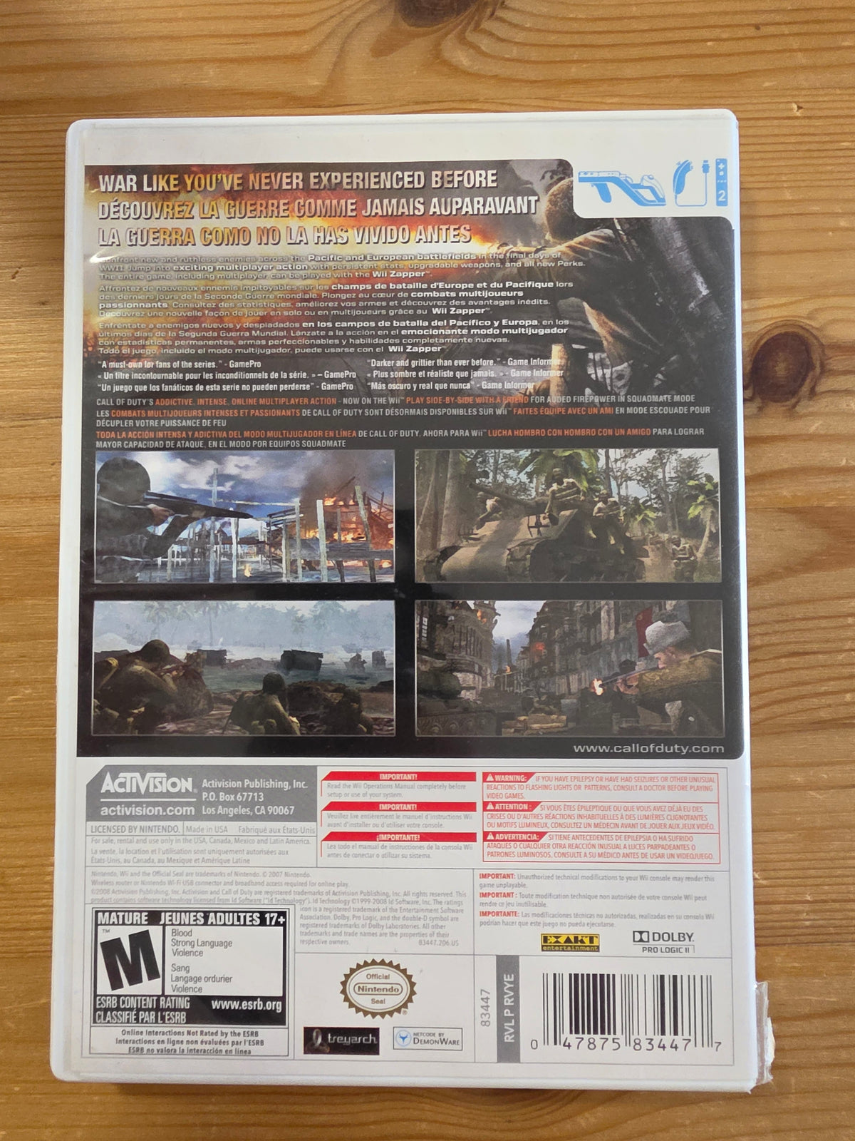Call of Duty: World at War | Nintendo Wii (2008)