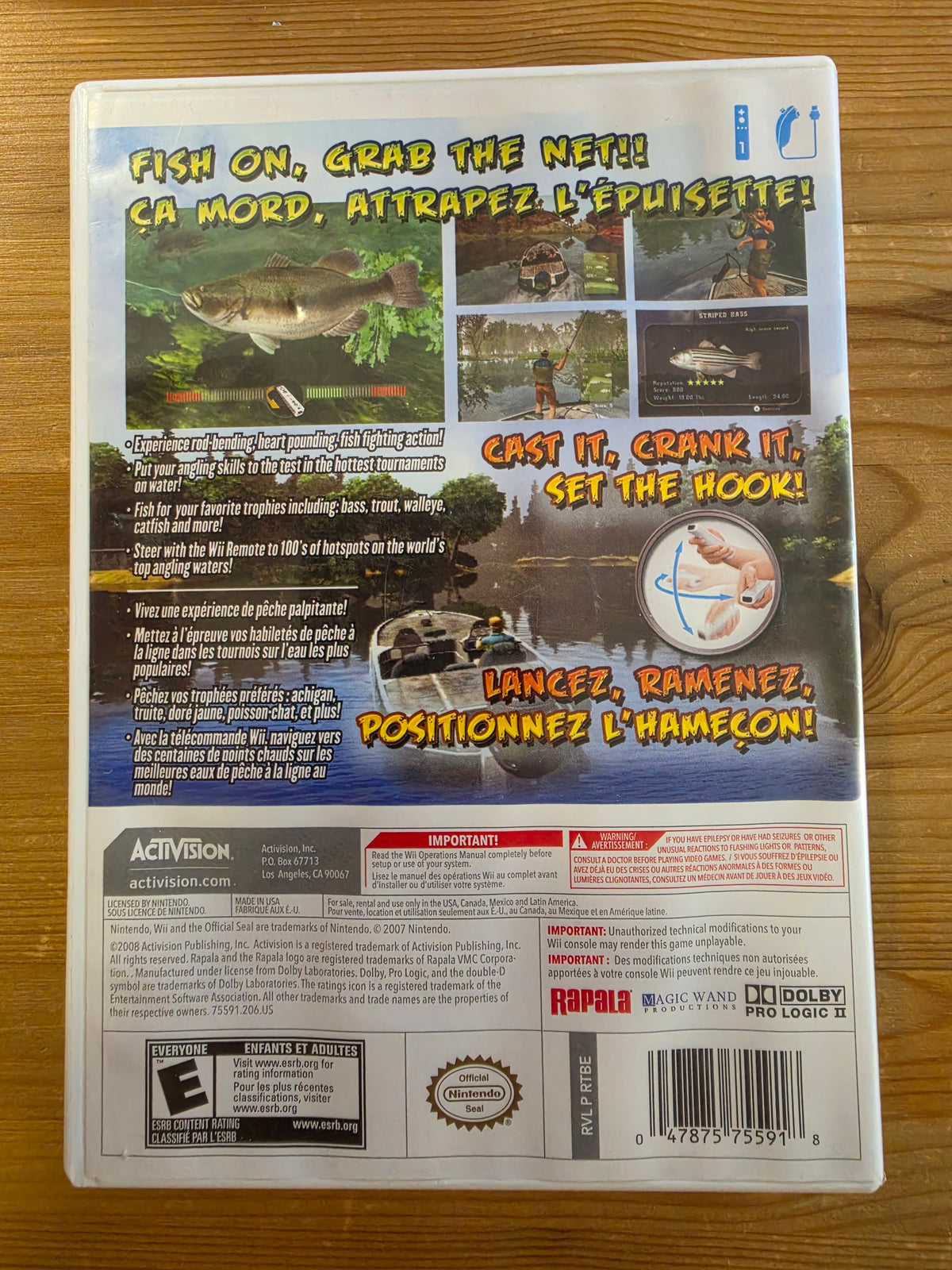 Rapala's Fishing Frenzy | Nintendo Wii (2008)