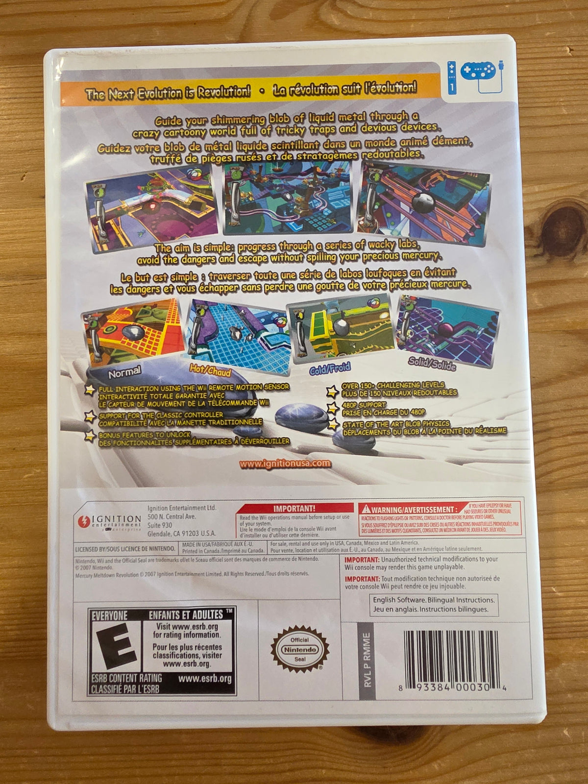 Mercury Meltdown: Revolution | Nintendo Wii (2007)