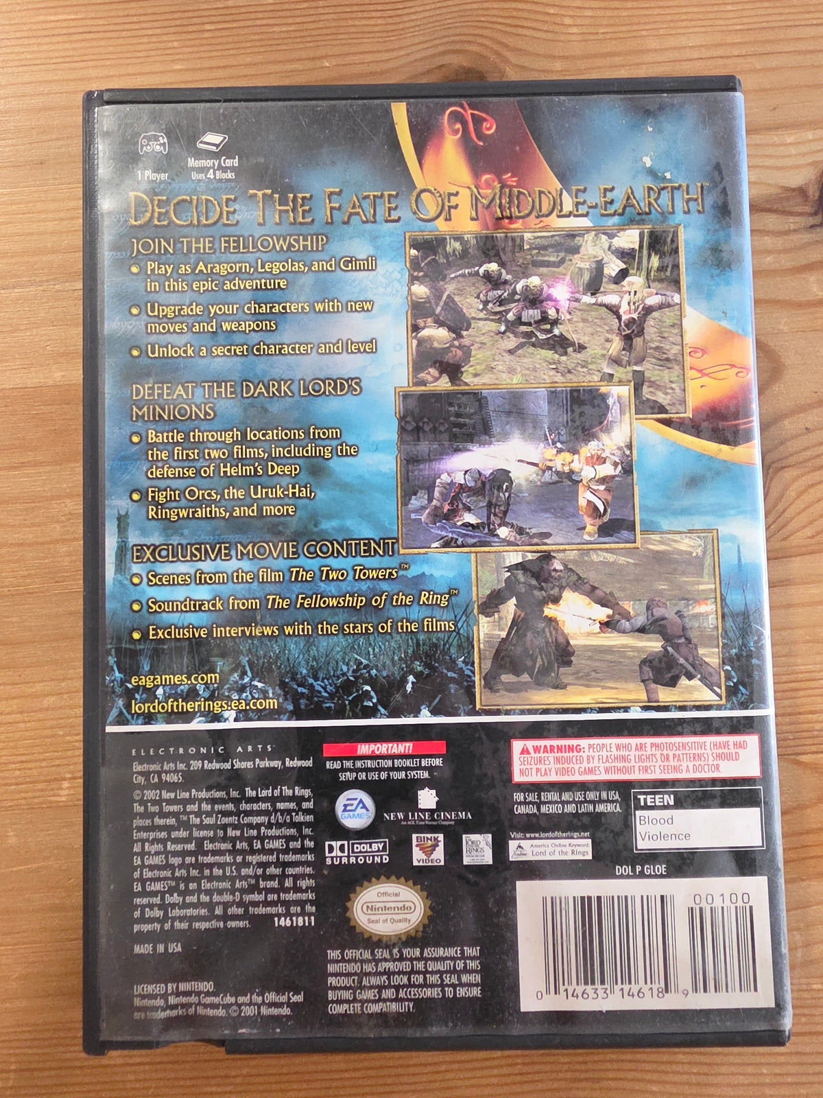 Lord of the Rings The Two Towers | Nintendo GameCube (2004)